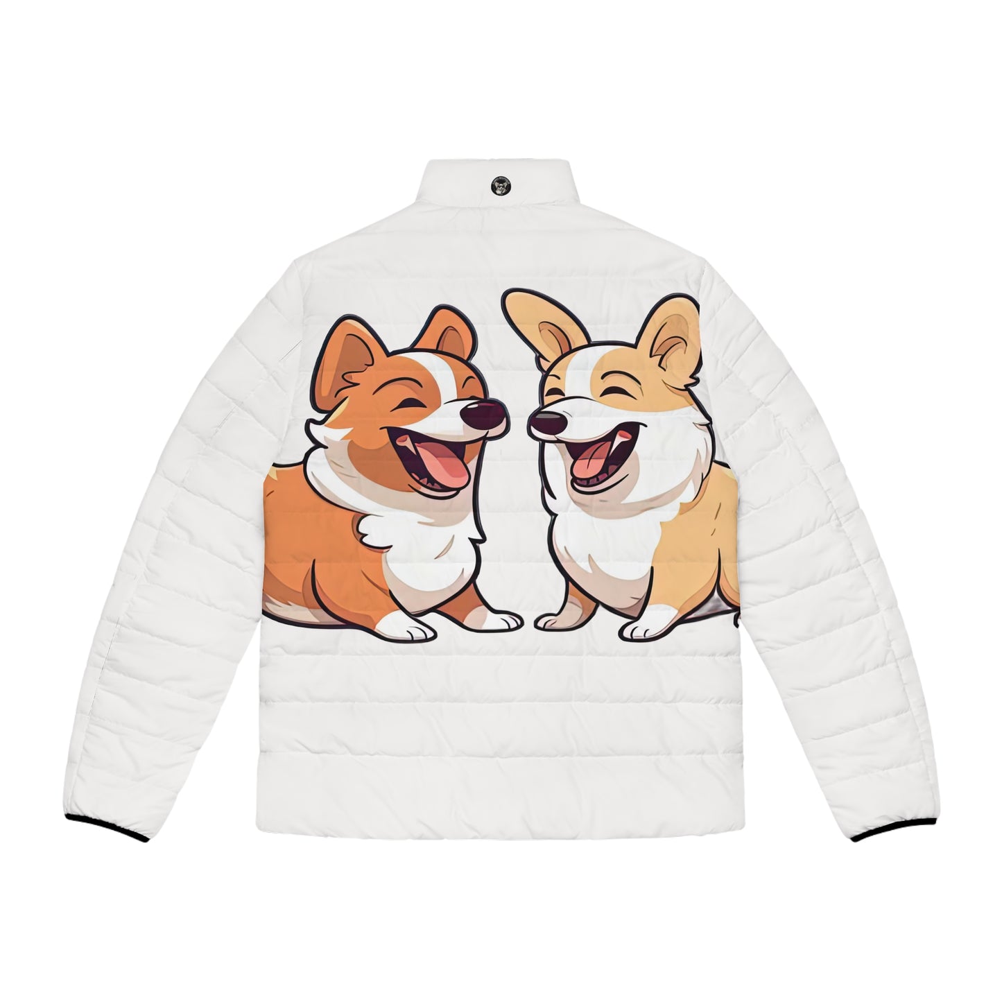 Corgi Couple Puffer Jacket