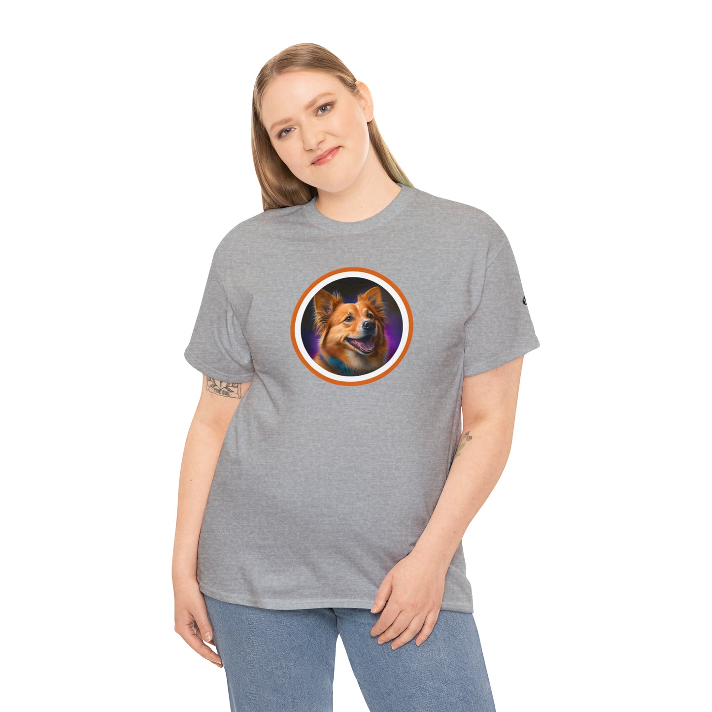 Golden Corgi - Unisex Heavy Cotton Tee