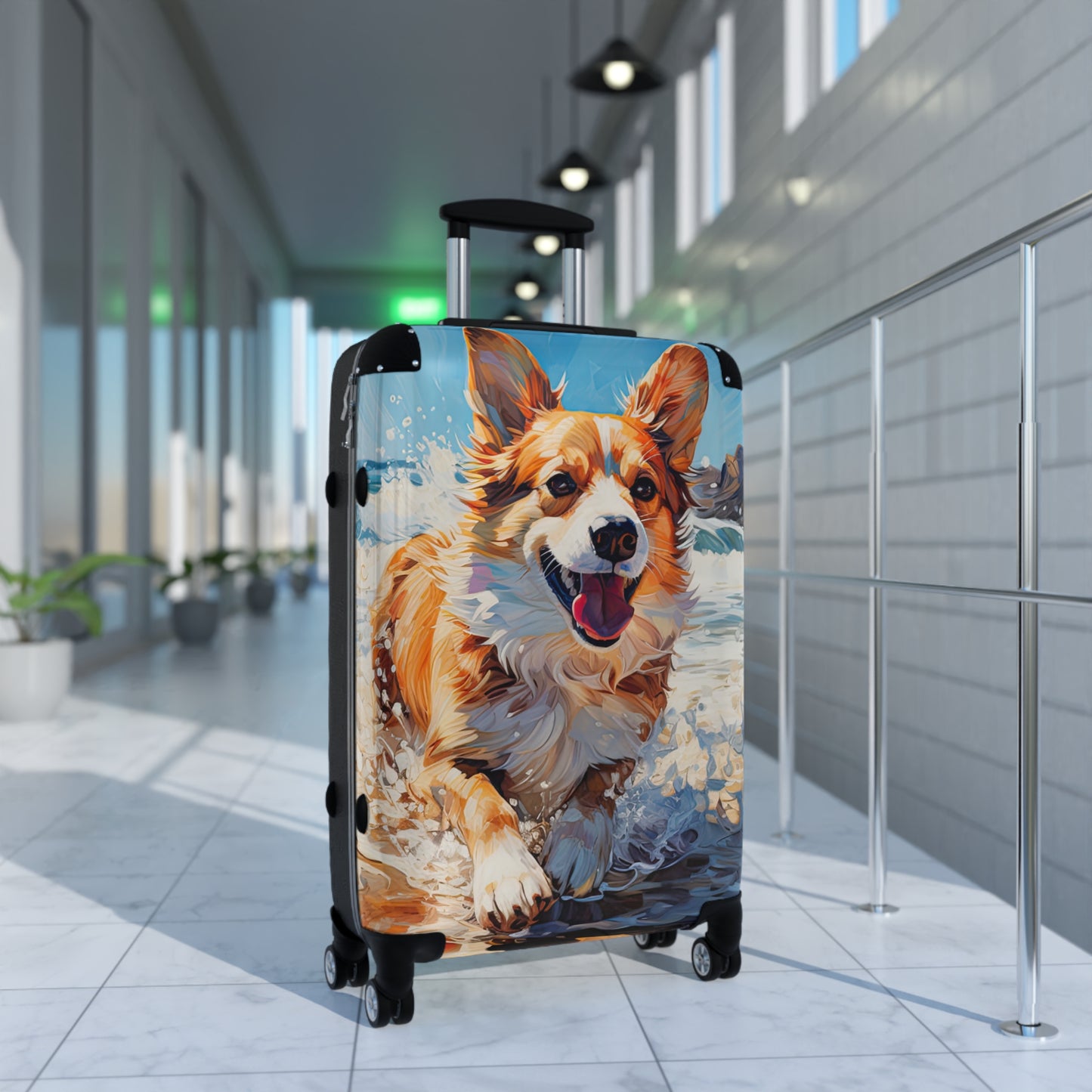 Coastal Corgi - Suitcase