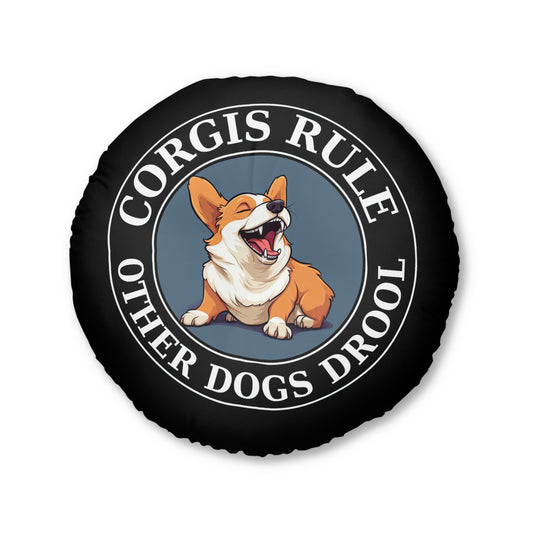 Corgis Rule...Other Dogs Drool - Floor Pillow