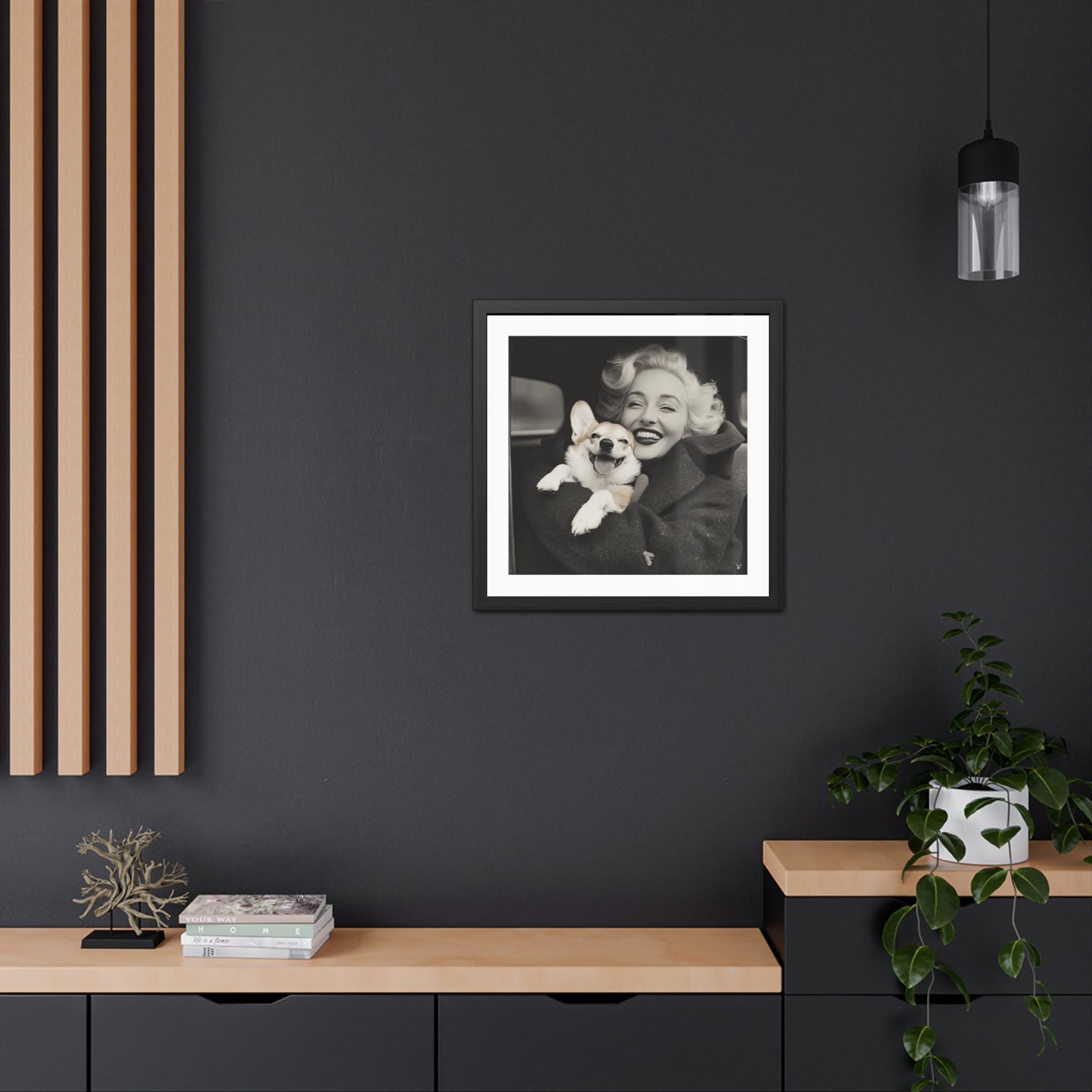 Marilyn's Bestie Framed Print