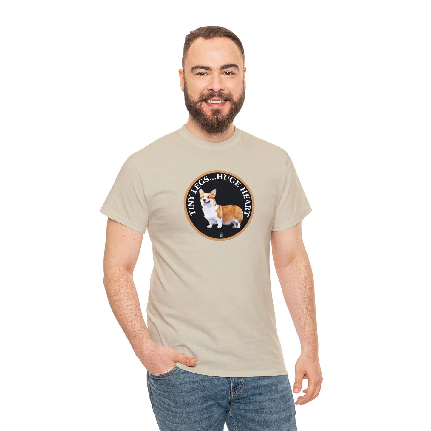 Tiny Legs...Huge Heart - Unisex Heavy Cotton Tee