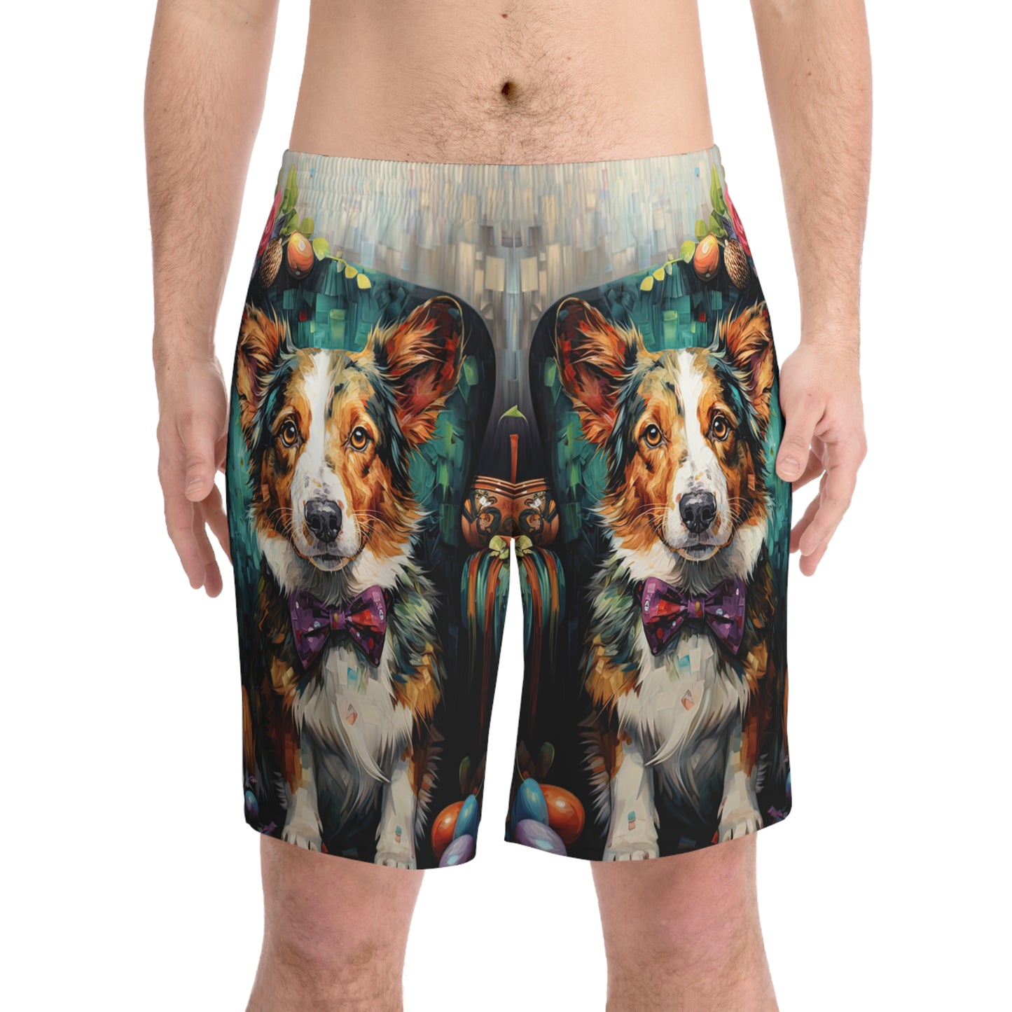 Formal Corgi Board Shorts