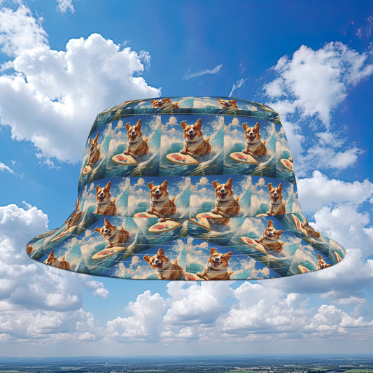 Cowabunga Corgi - Bucket Hat