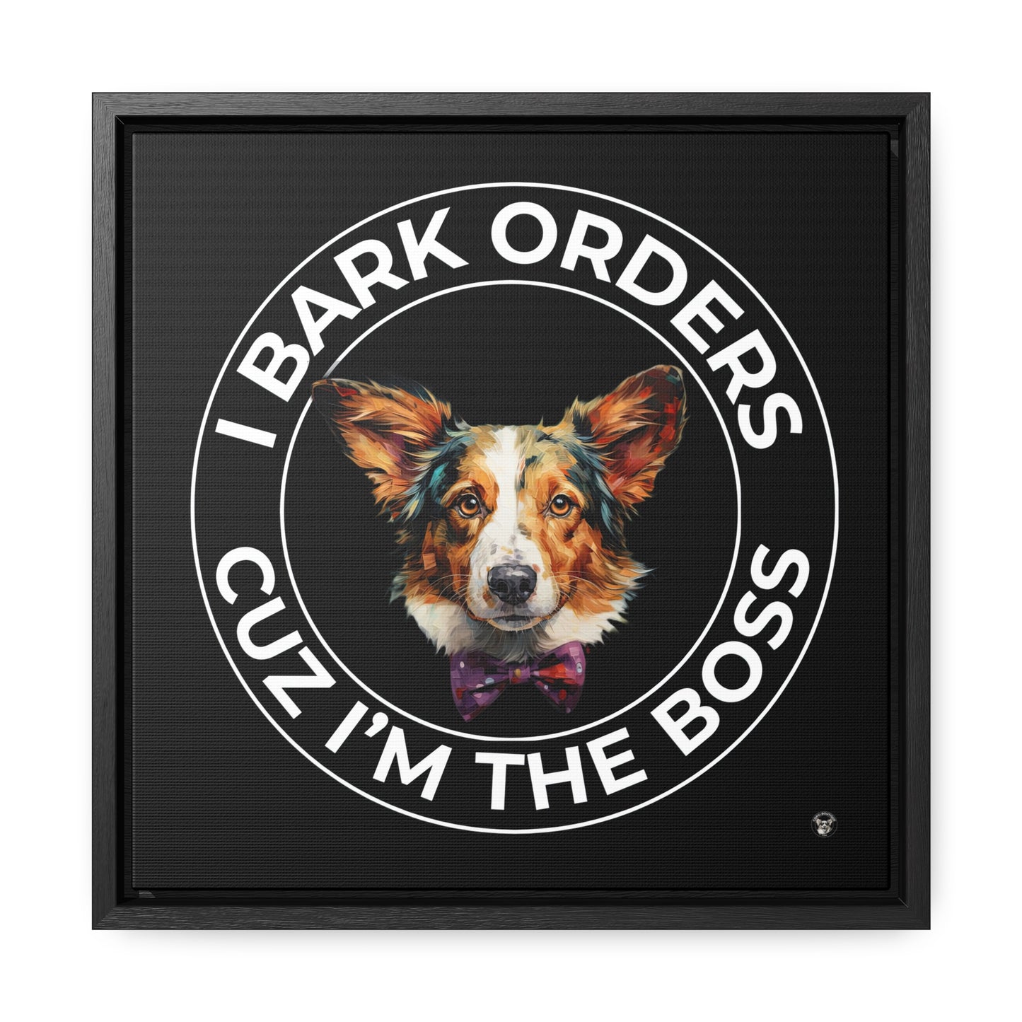 The Boss - Framed on Canvas