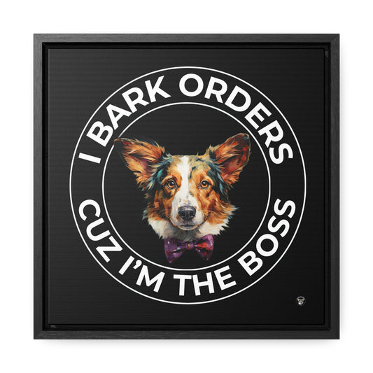 The Boss - Framed on Canvas