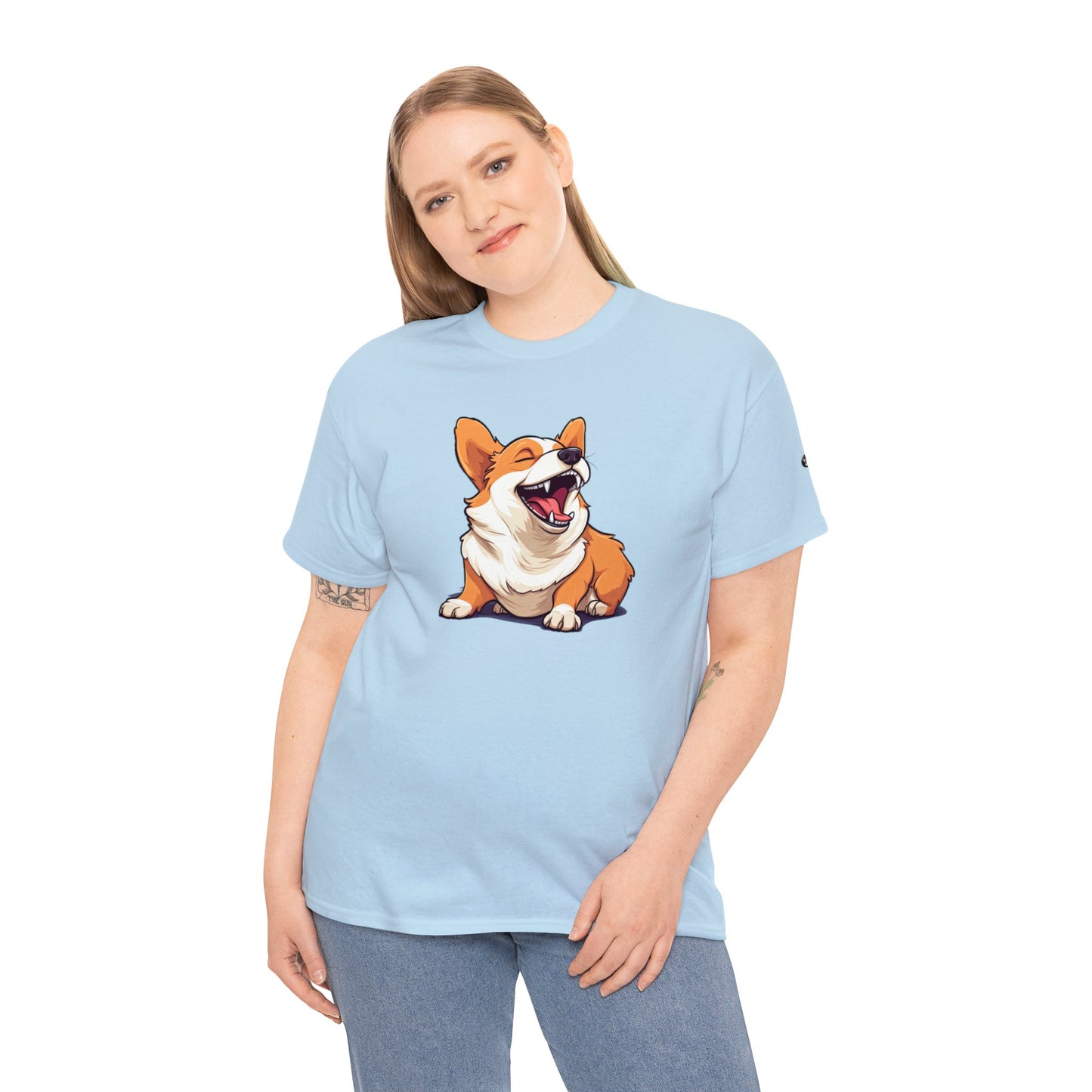 Comical Corgi - Unisex Heavy Cotton Tee