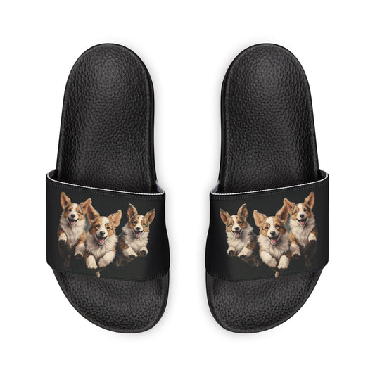 Corgi Enthusiasm - Women's Slide Sandals