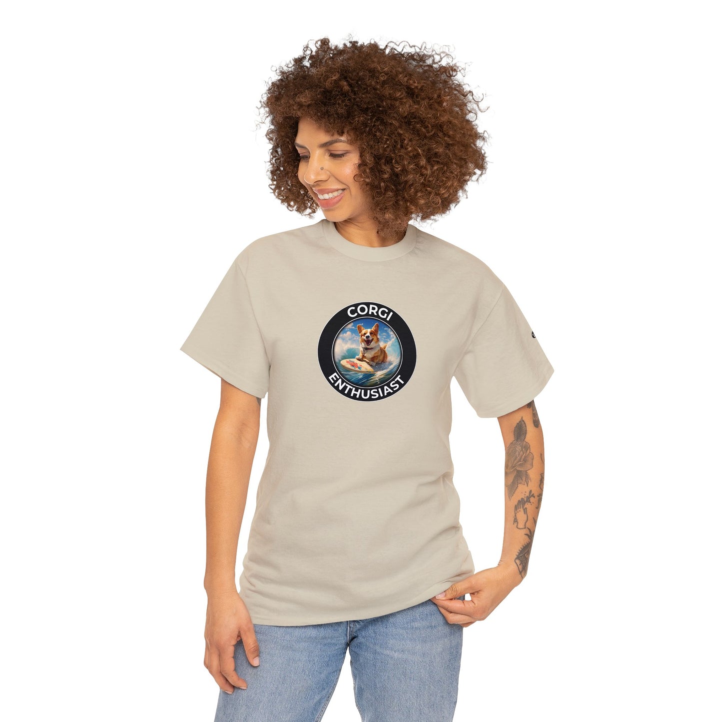 Corgi Enthusiast - Unisex Heavy Cotton Tee