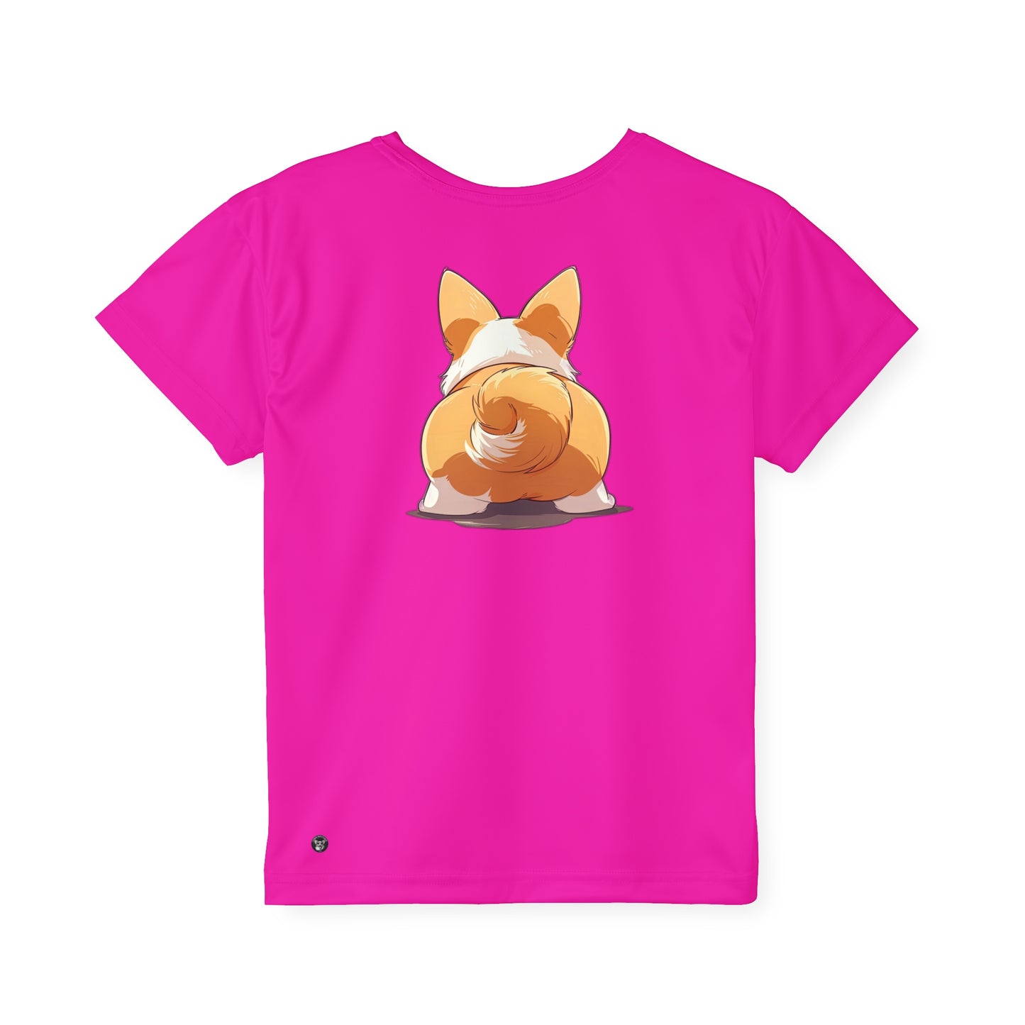 T-shirt de sport pour enfant Have a Wiggly Day rose