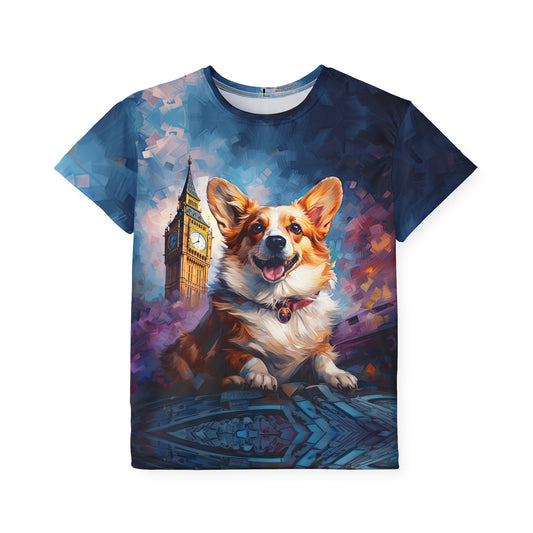 Corgi & Ben Kid's Sports Tee