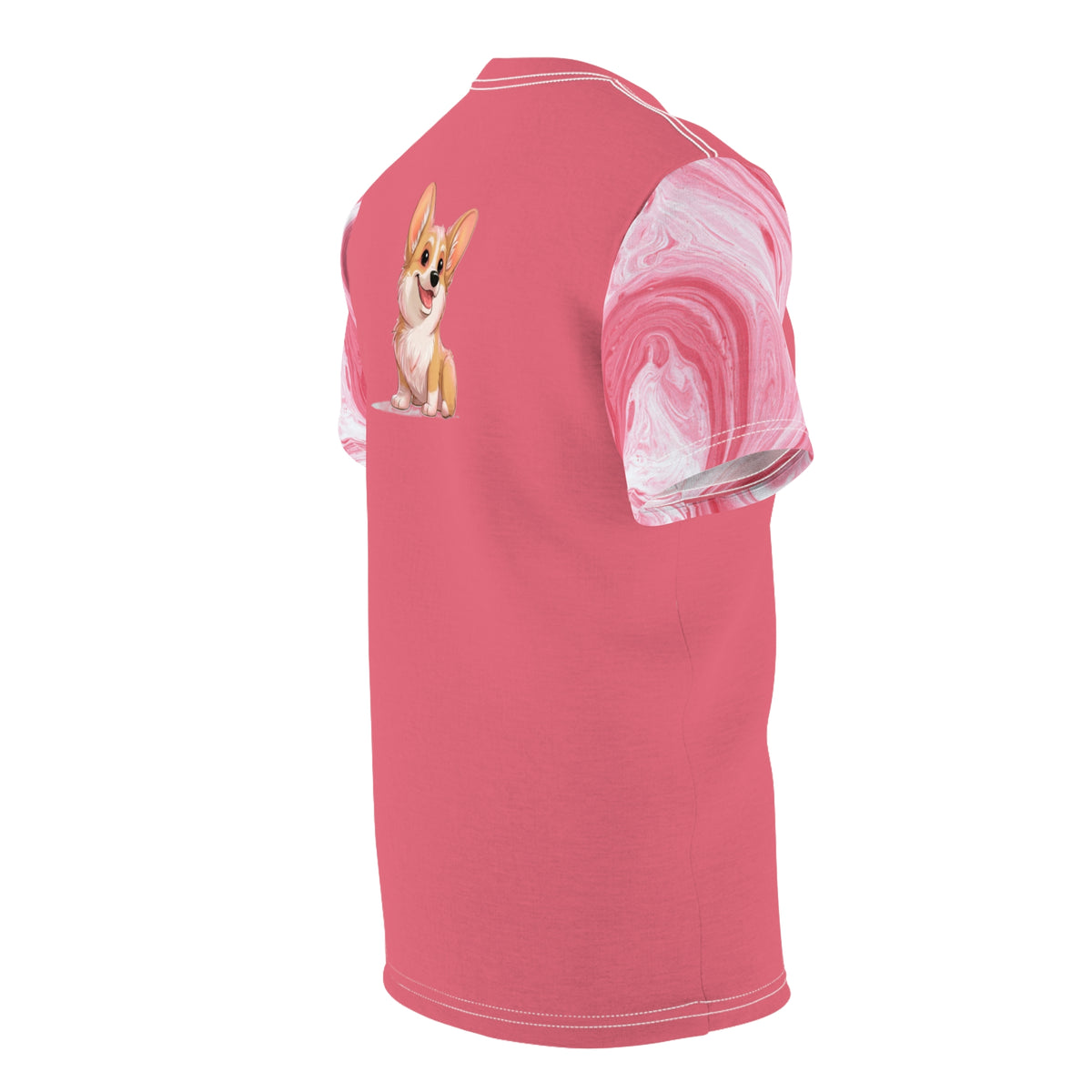 The Cuddle Connoisseur Unisex Bold Designer Tee — Strawberry Swirl Edition