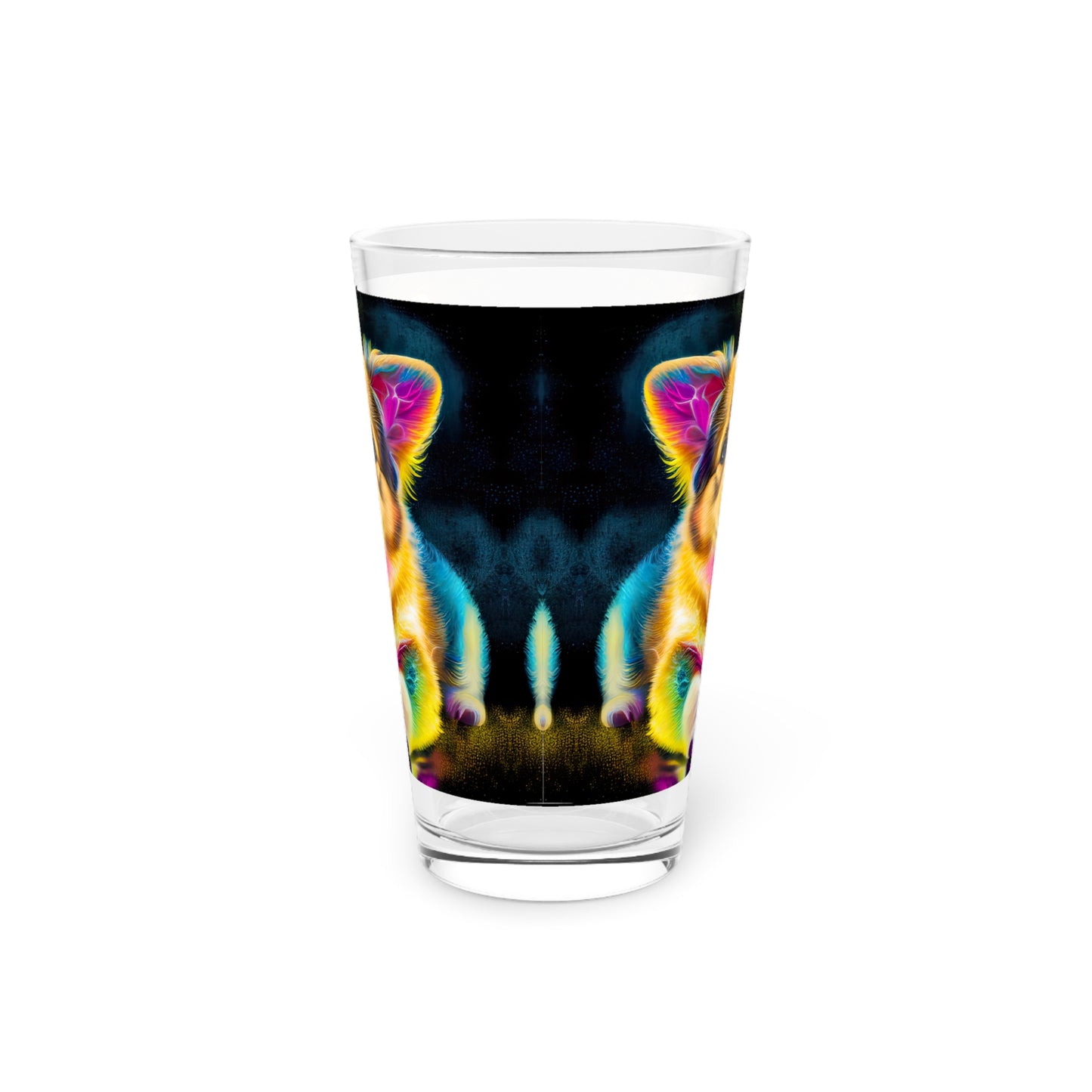 Colorful Corgi - Pint Glass