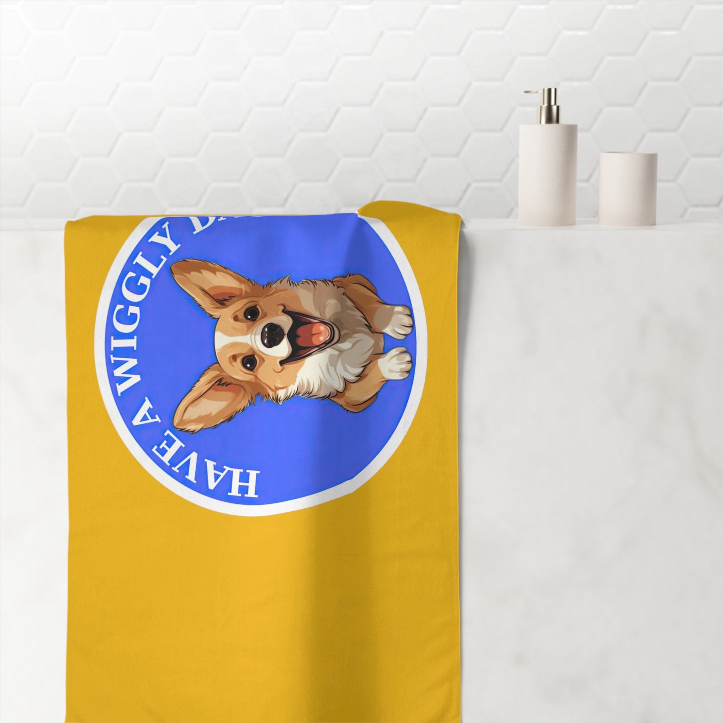 Have a Wiggly Day - Bath Towel