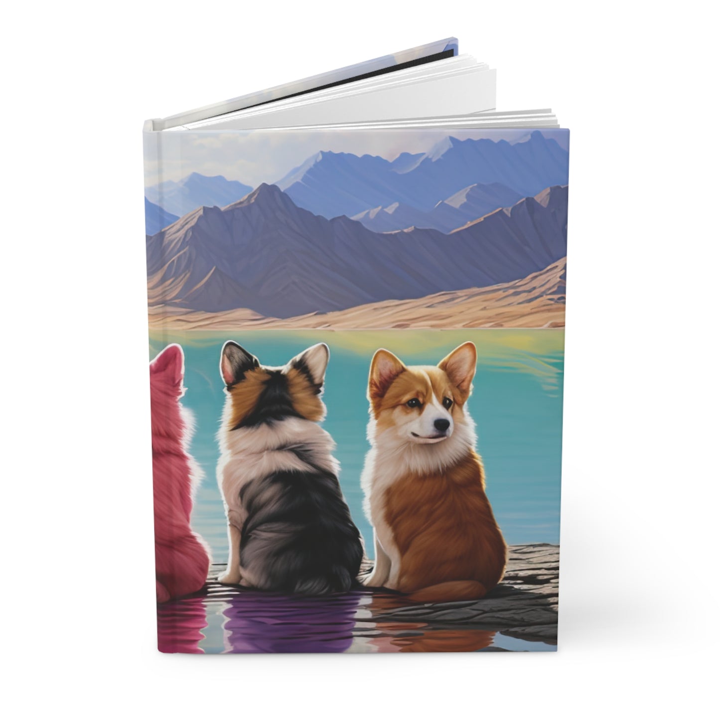 Corgi Lake - Hardcover Journal