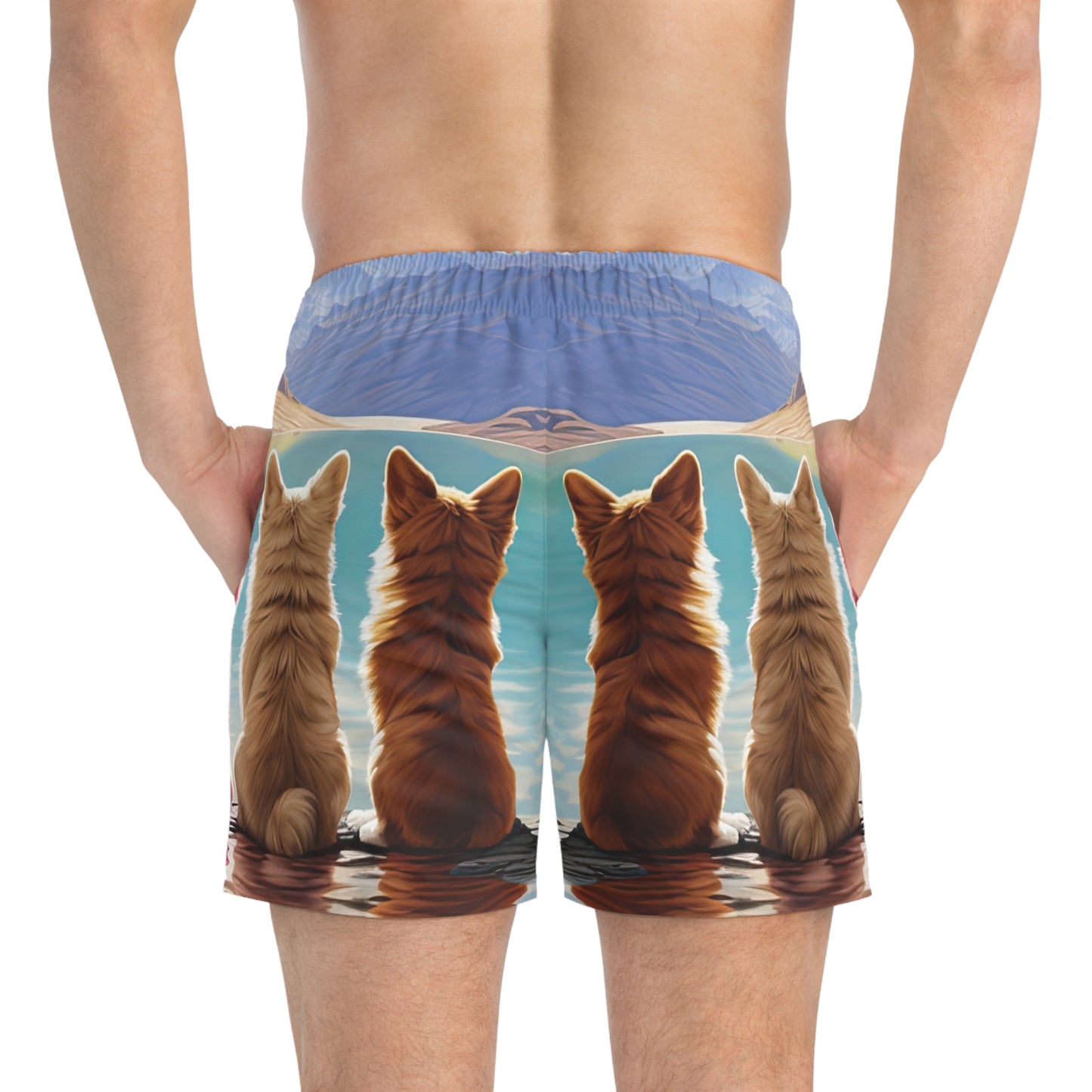 Corgi Lake Swim Trunks