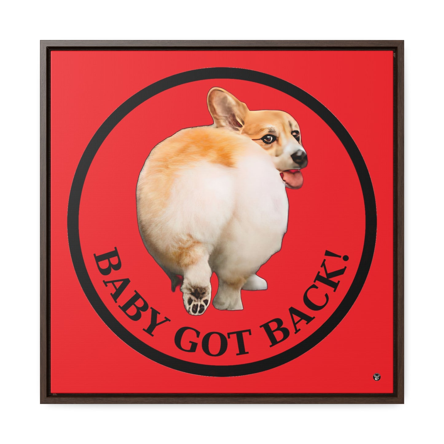 Baby Got Back - Framed on Canvas