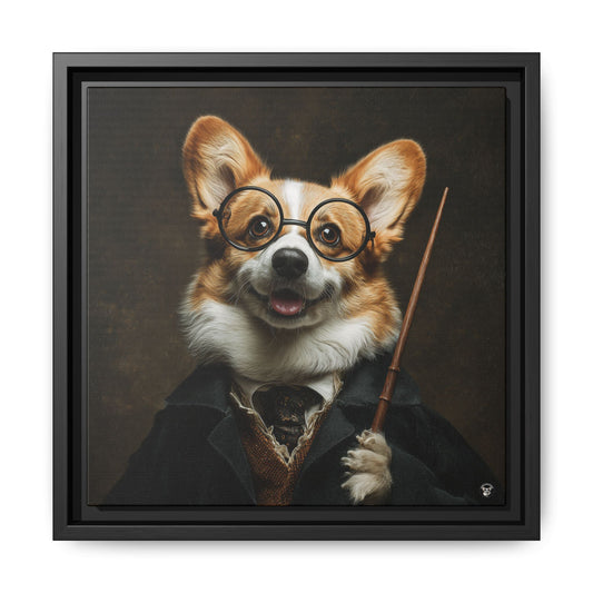 Corgi Potter on Canvas