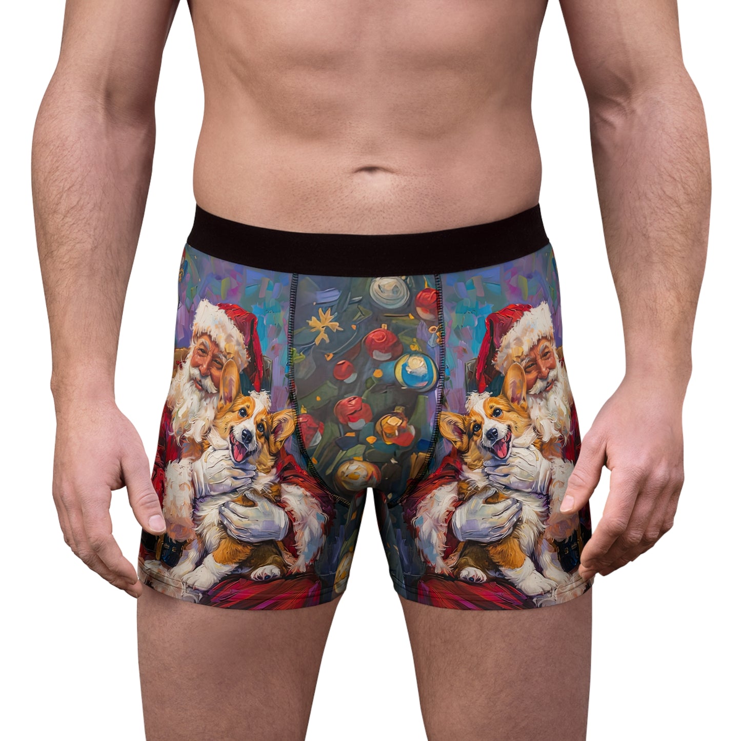 Christmas Corgi Boxer Briefs!