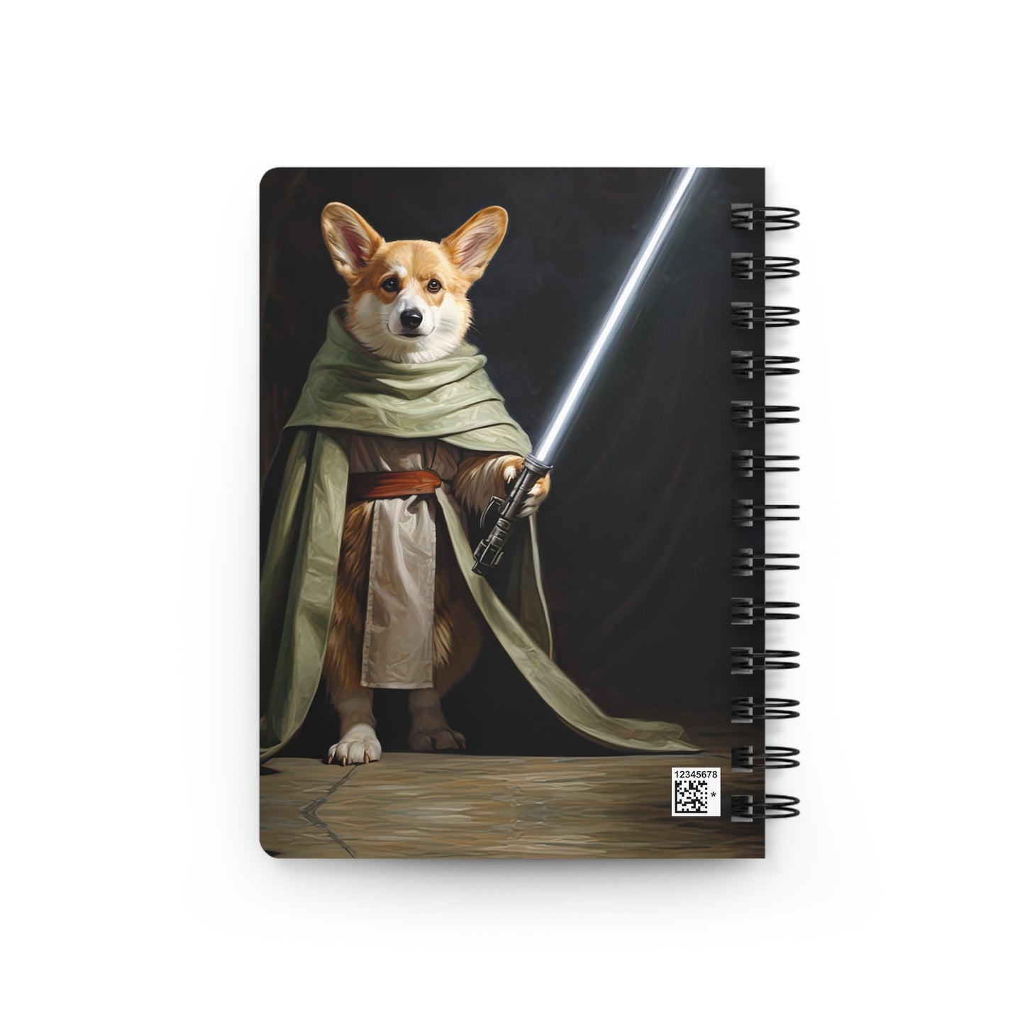Jedi Corgi - Spiral Bound Notebook