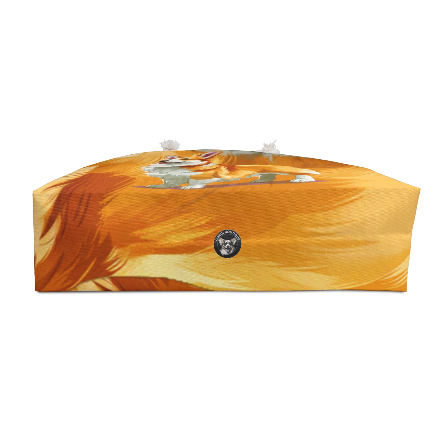 Classic Queen's Corgi Painting Weekender Beach Bag – Artistic Travel Tote