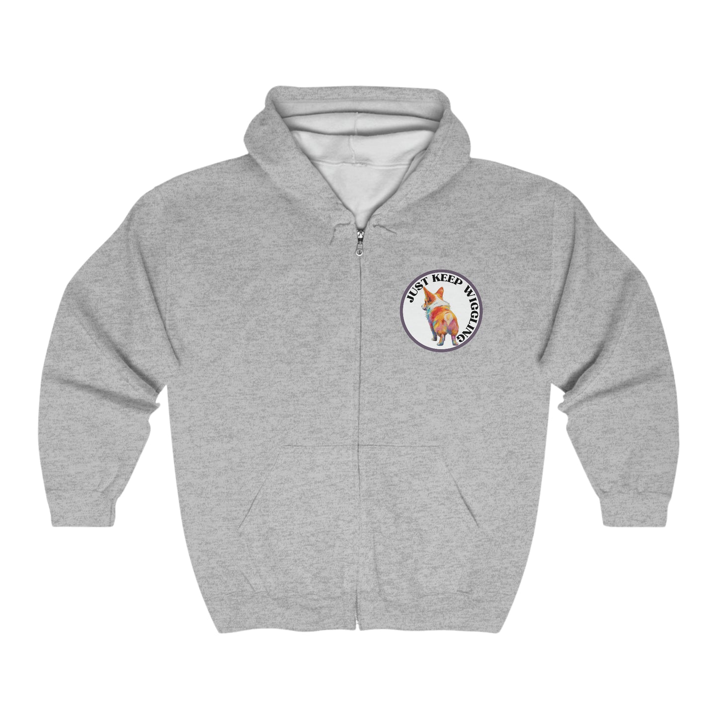 Just Keep Wiggling - Zip Hoodie