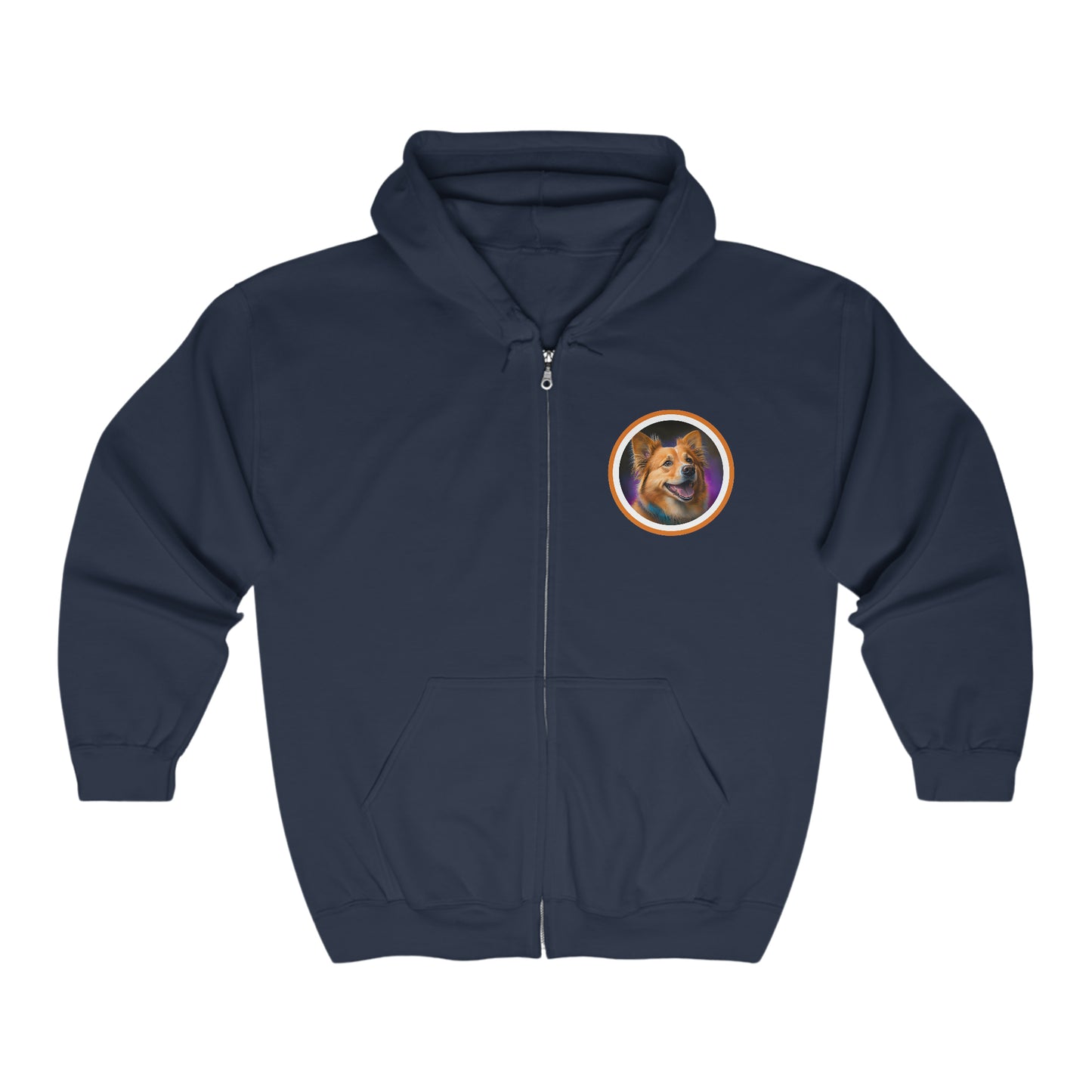 Golden Corgi - Zip Hoodie