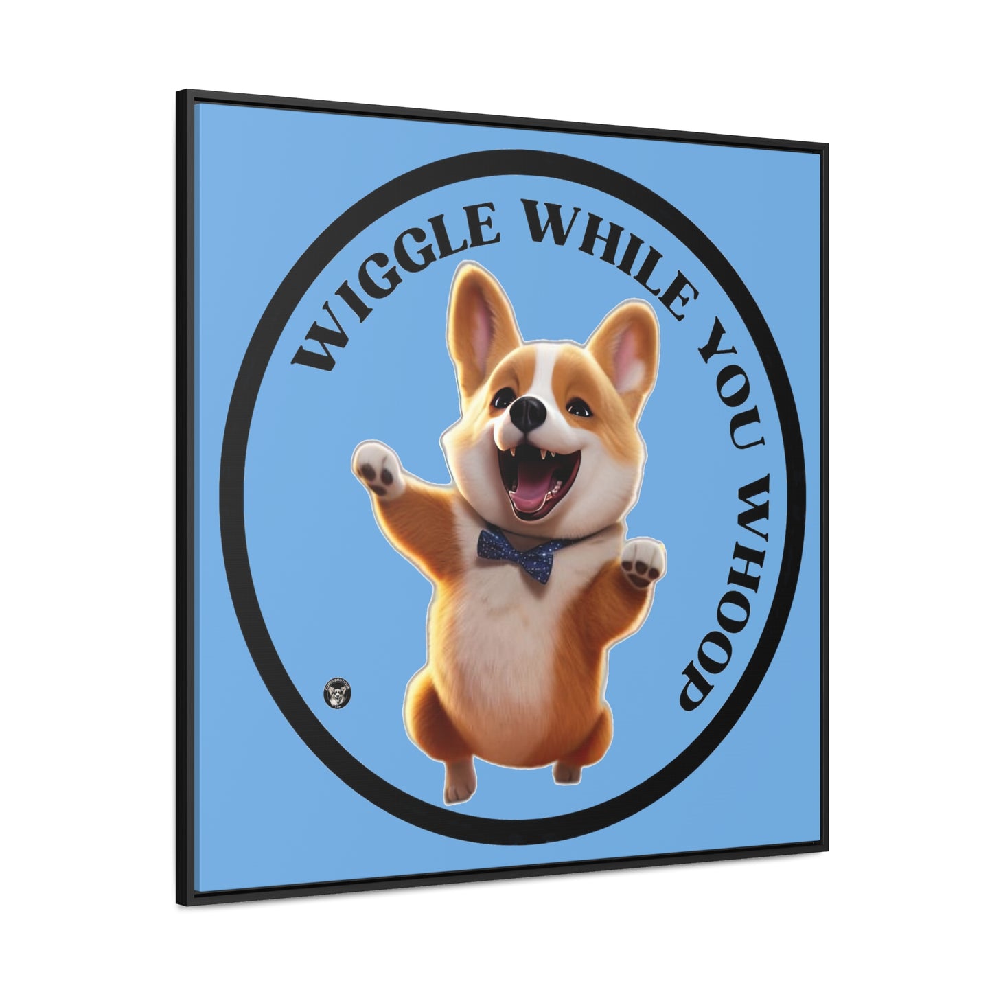 Wiggle While You Whoop - Framed on Canvas