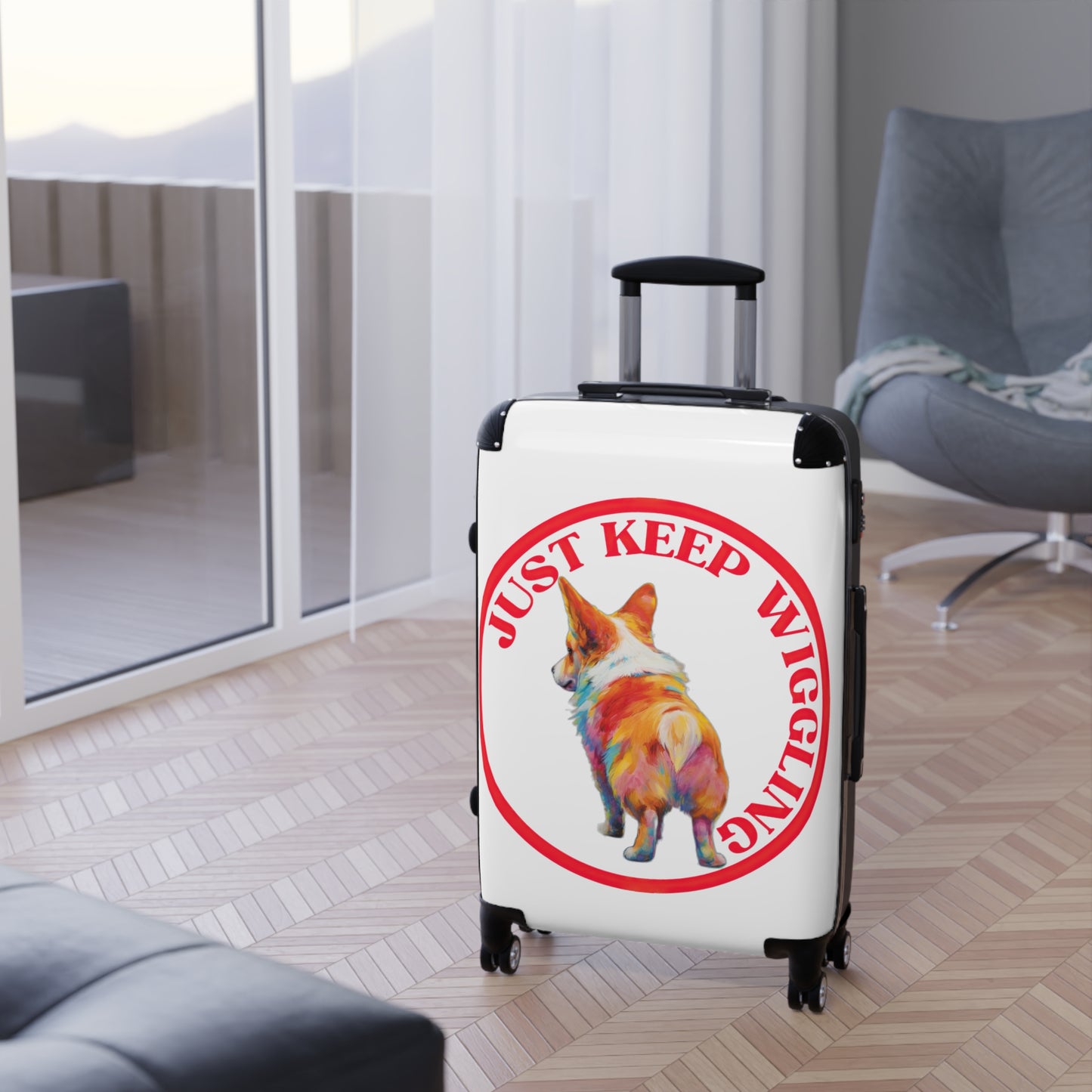 Just Keep Wiggling - Suitcase
