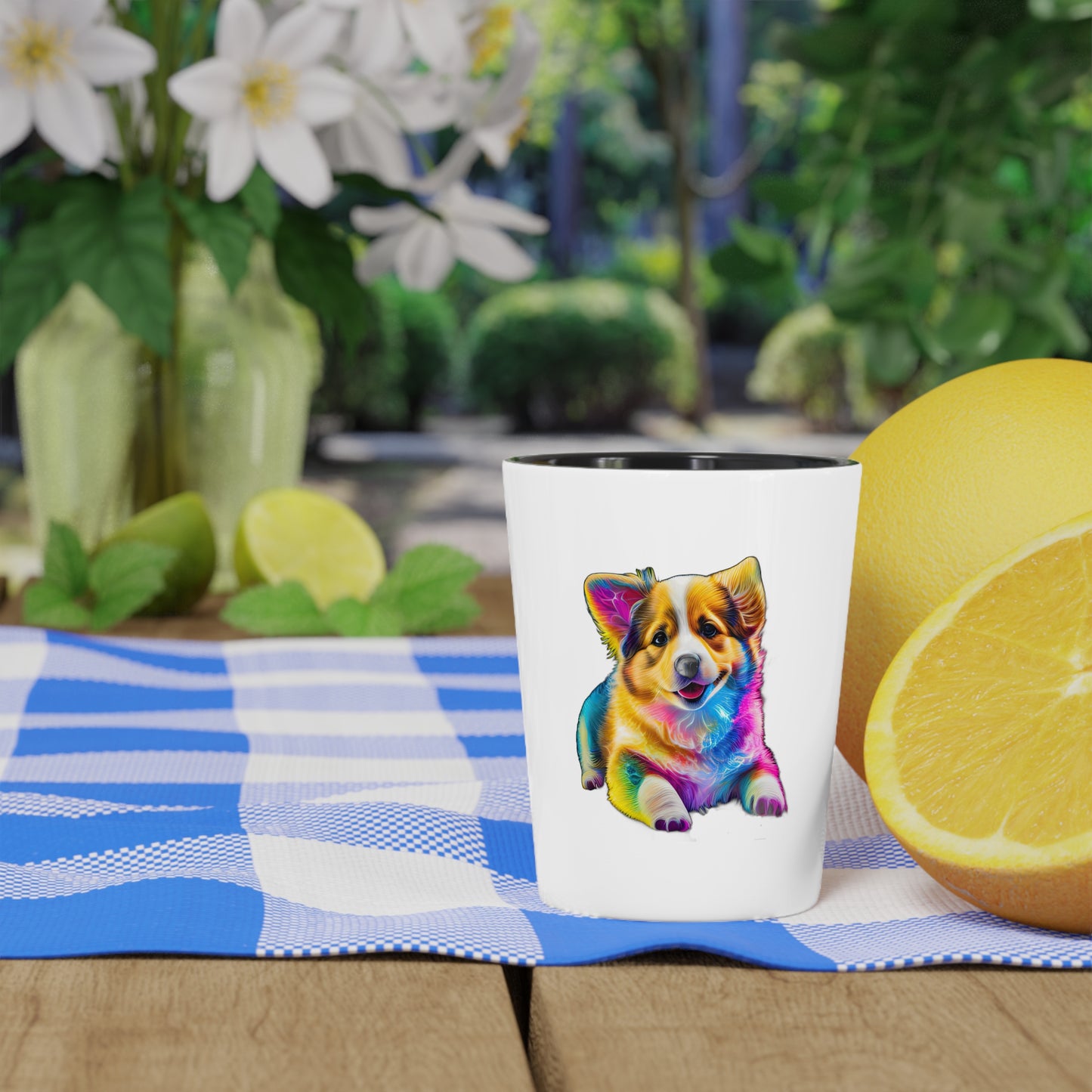 Colorful Corgi - Espresso/Shot Glass