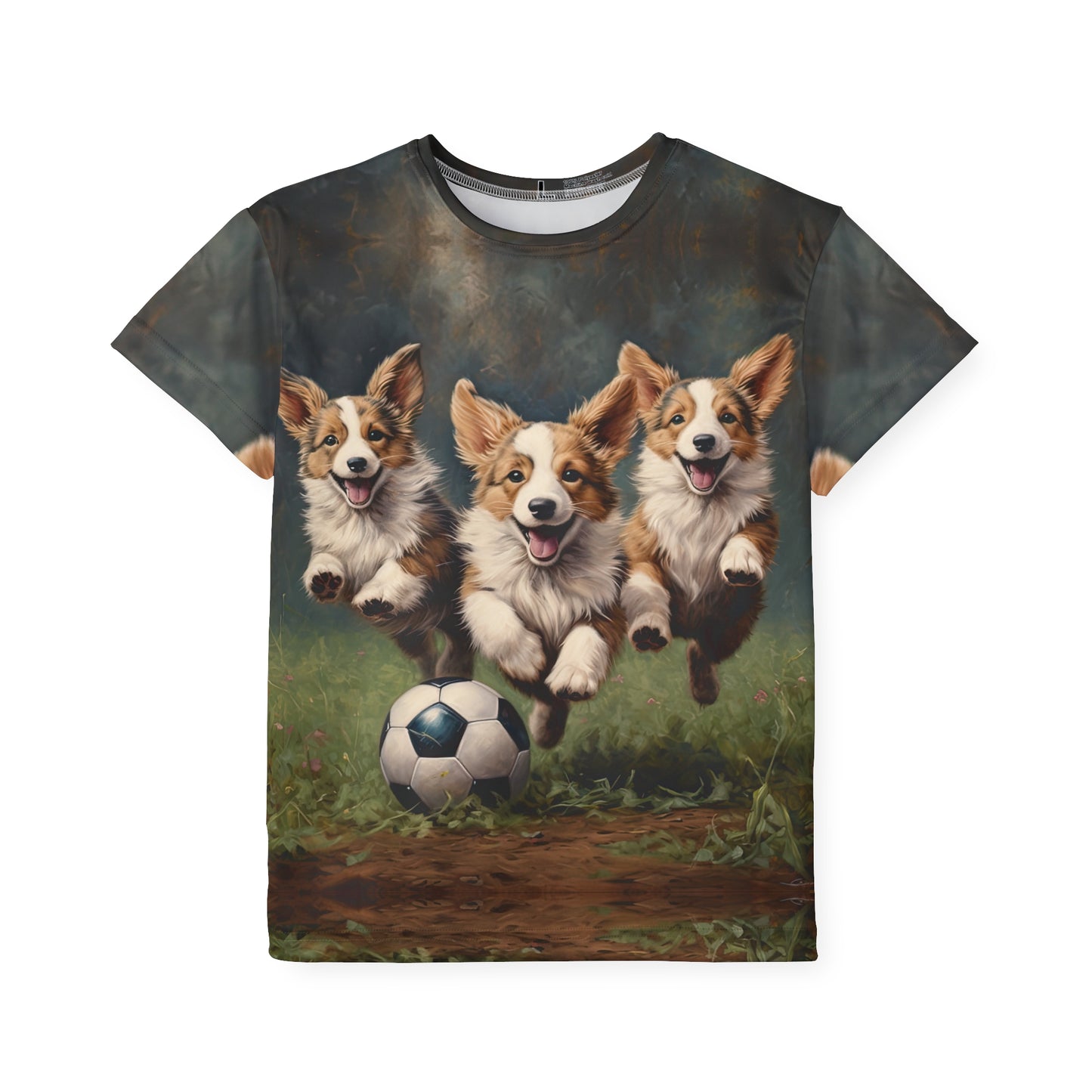 Corgi Pitch Kid's Sports Tee