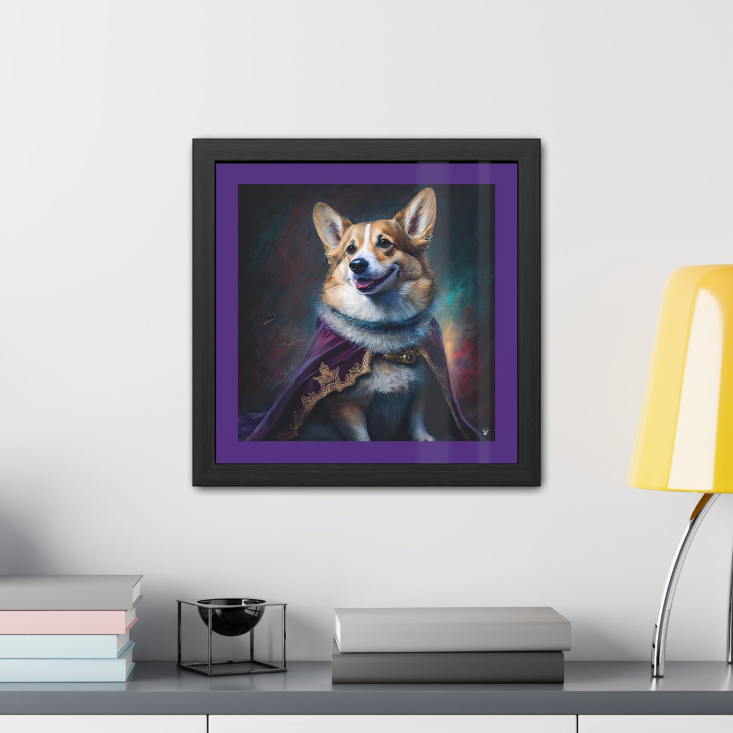 Cadre photo Corgi Royalty