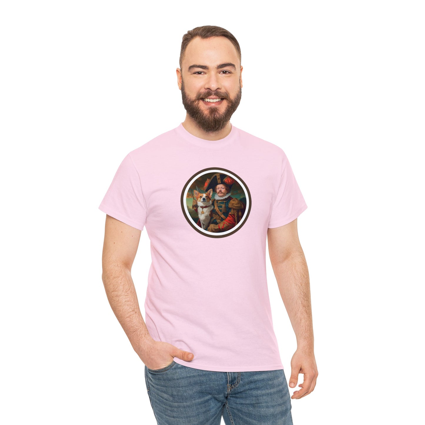 First Royal Corgi - Unisex Heavy Cotton Tee