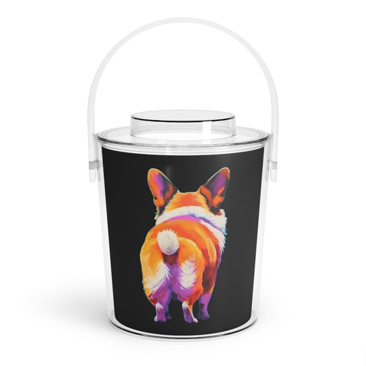 Corgi Butt - Ice Bucket with Tongs