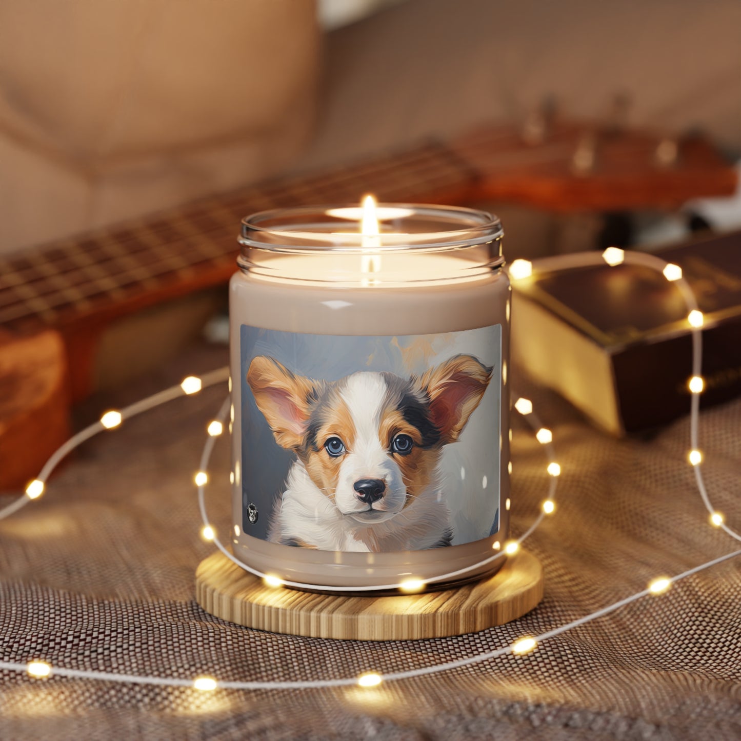 Puppy Portrait - Scented Soy Candle