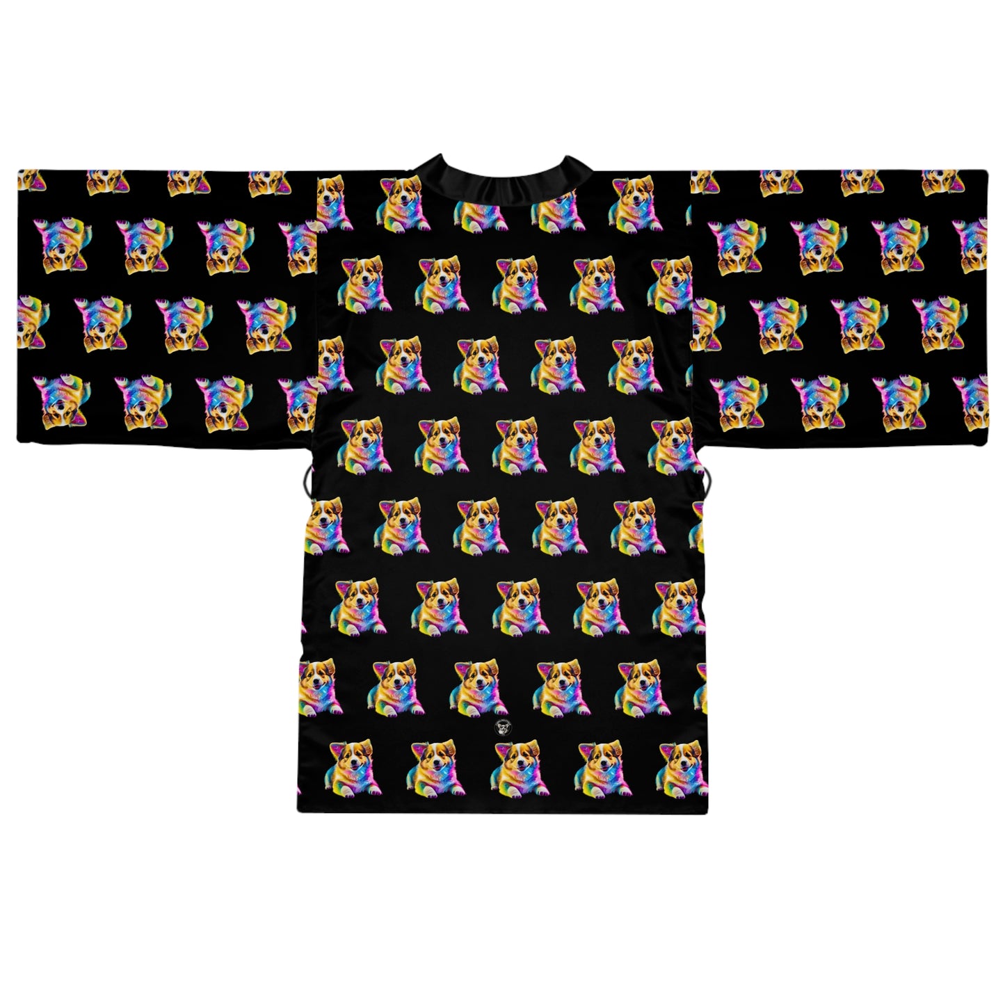 Colorful Corgi Kimono Robe