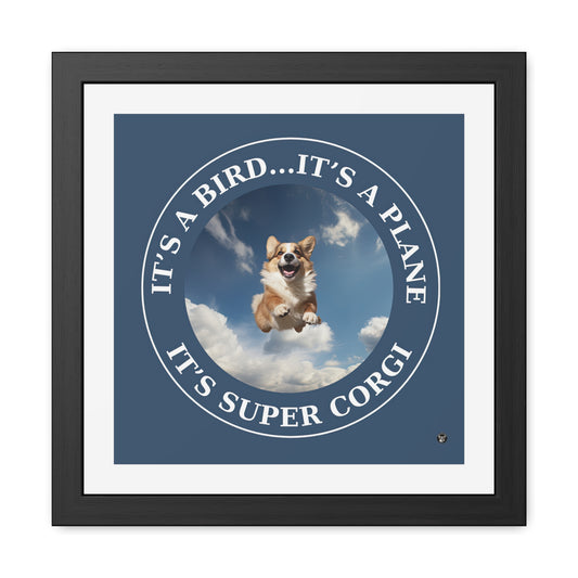Super Corgi - Framed Print