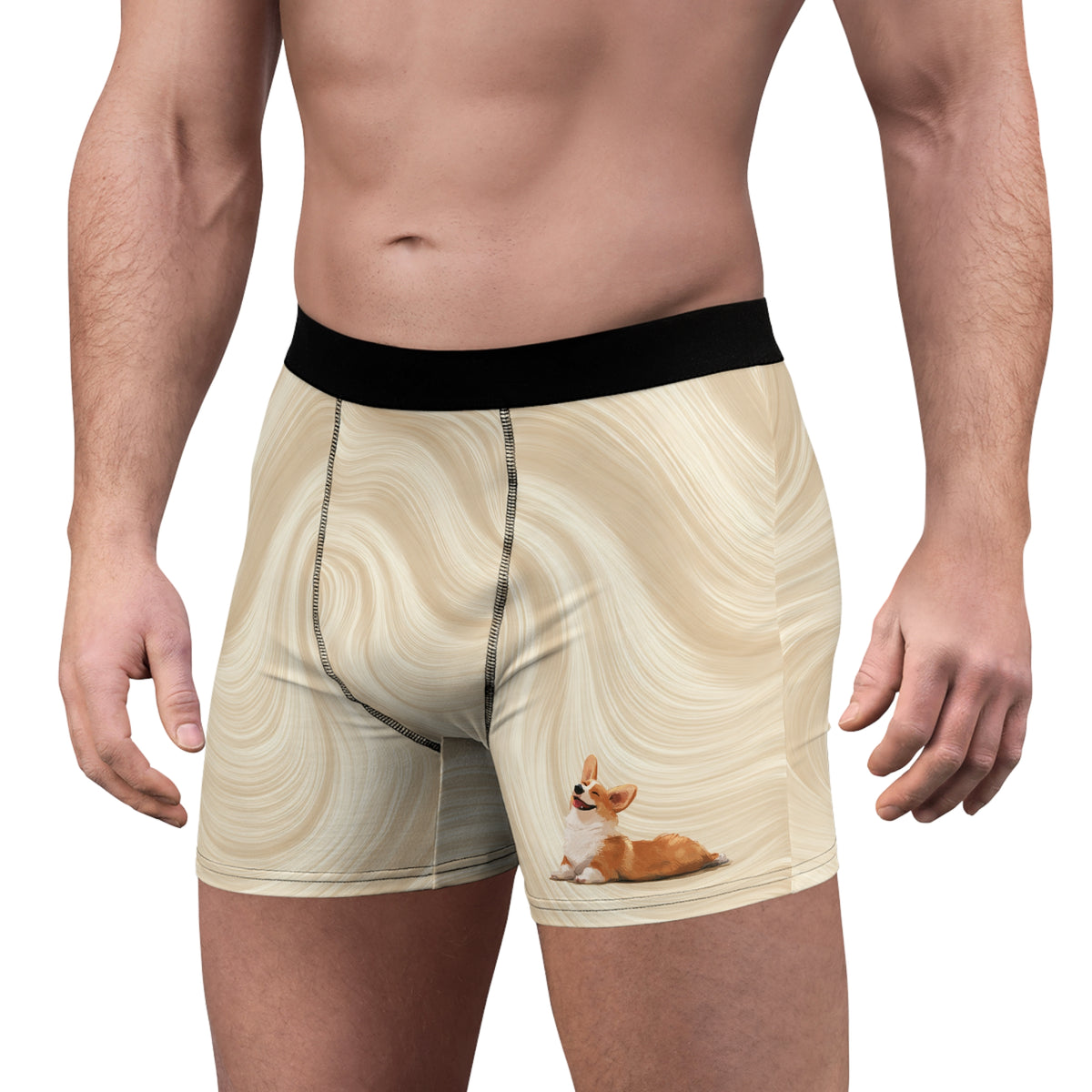 Giddy Sploot Rich Creamy Champagne Boxer Briefs!