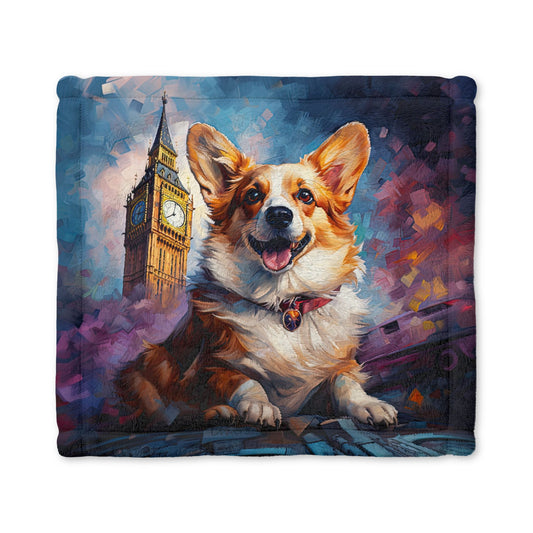 Corgi & Ben Cuddle Blanket