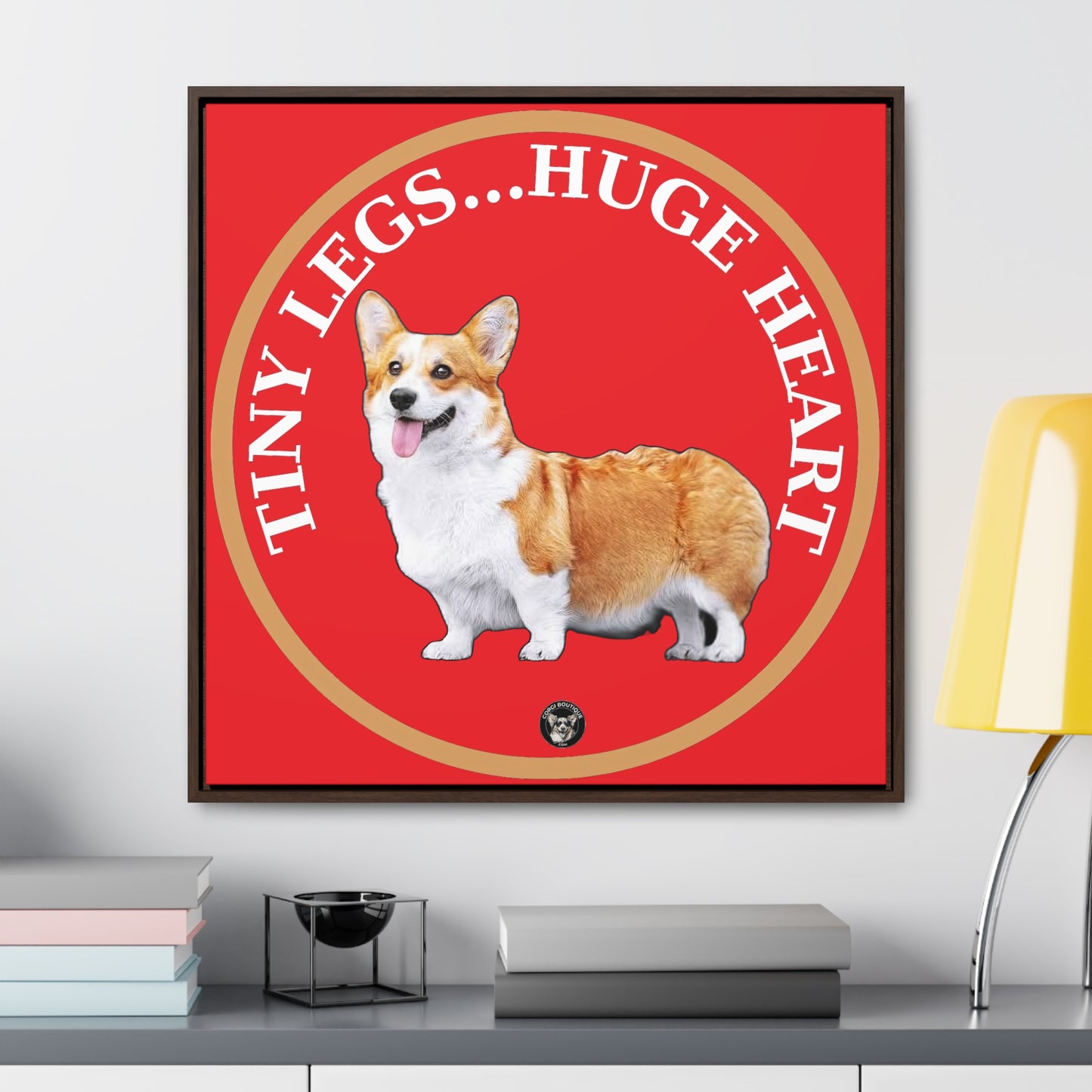 Tiny Legs...Huge Heart - Framed on Canvas