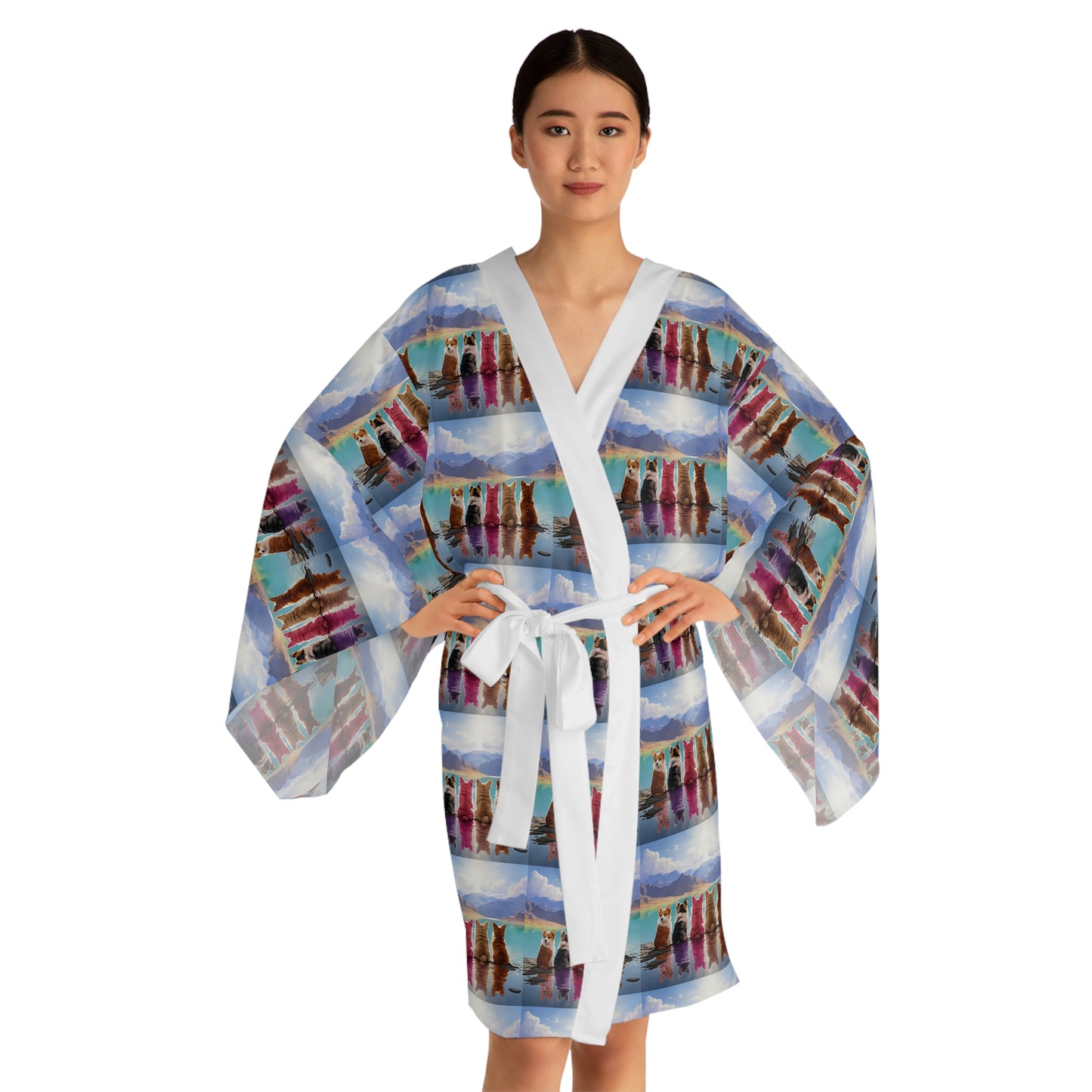 Corgi Lake - Kimono Robe
