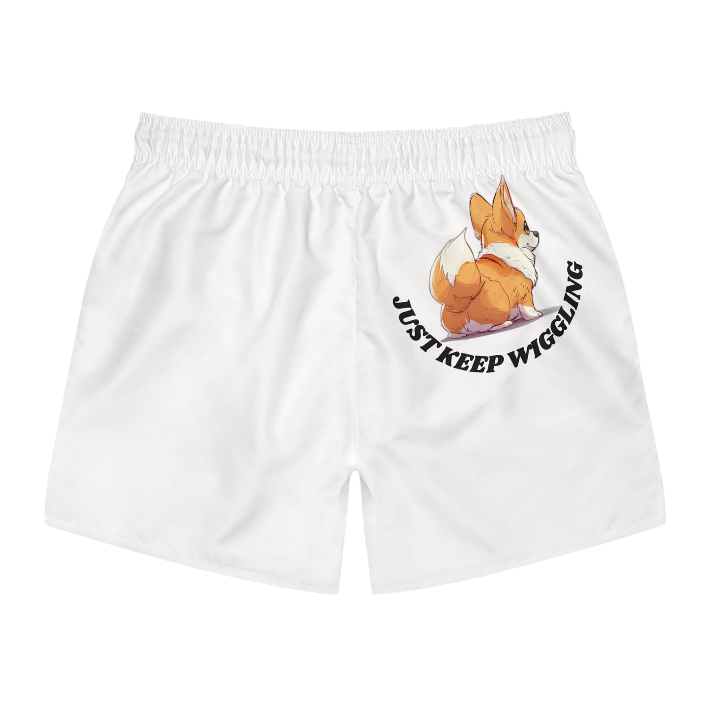 Just Keep Wiggling Swim Trunks