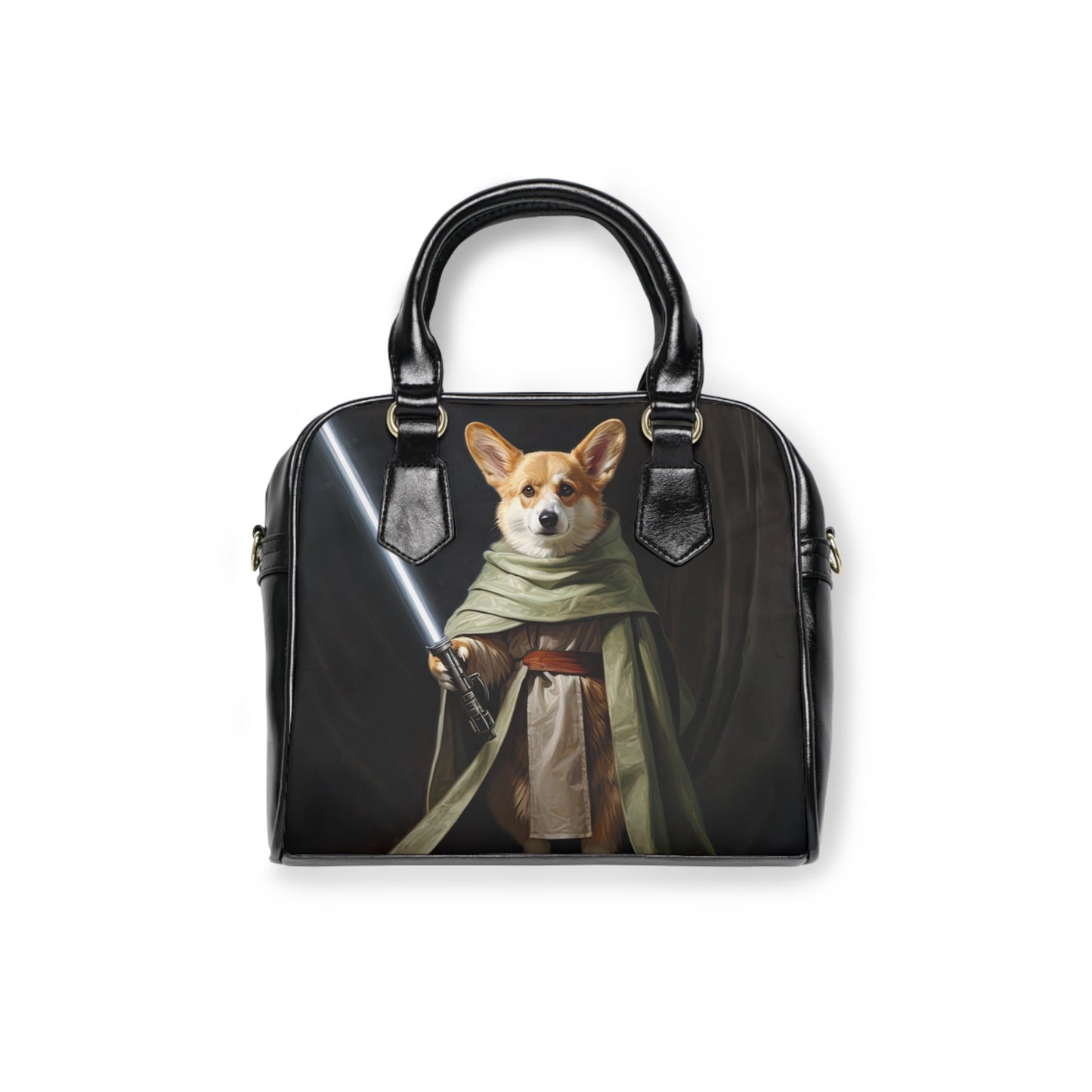 Jedi Corgi - Handbag w/Removable Shoulder Strap