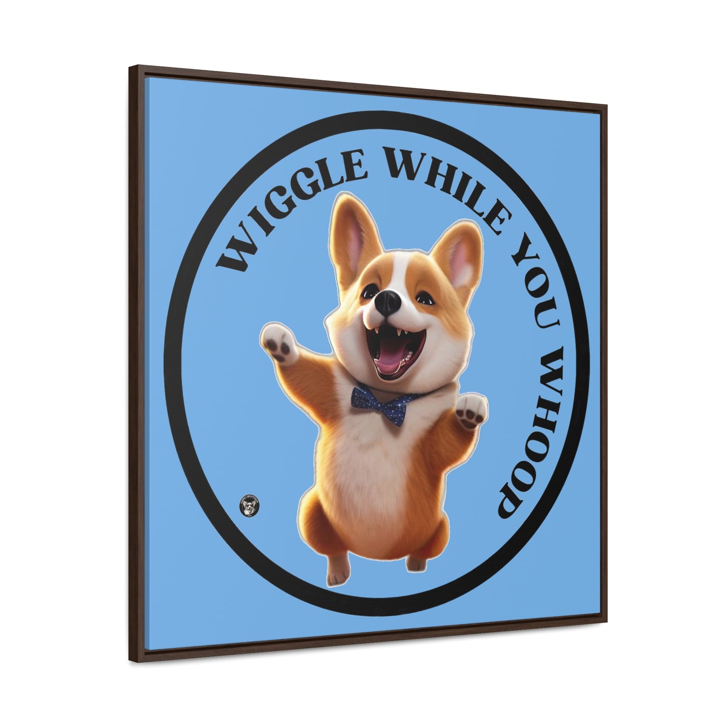 Wiggle While You Whoop - Framed on Canvas
