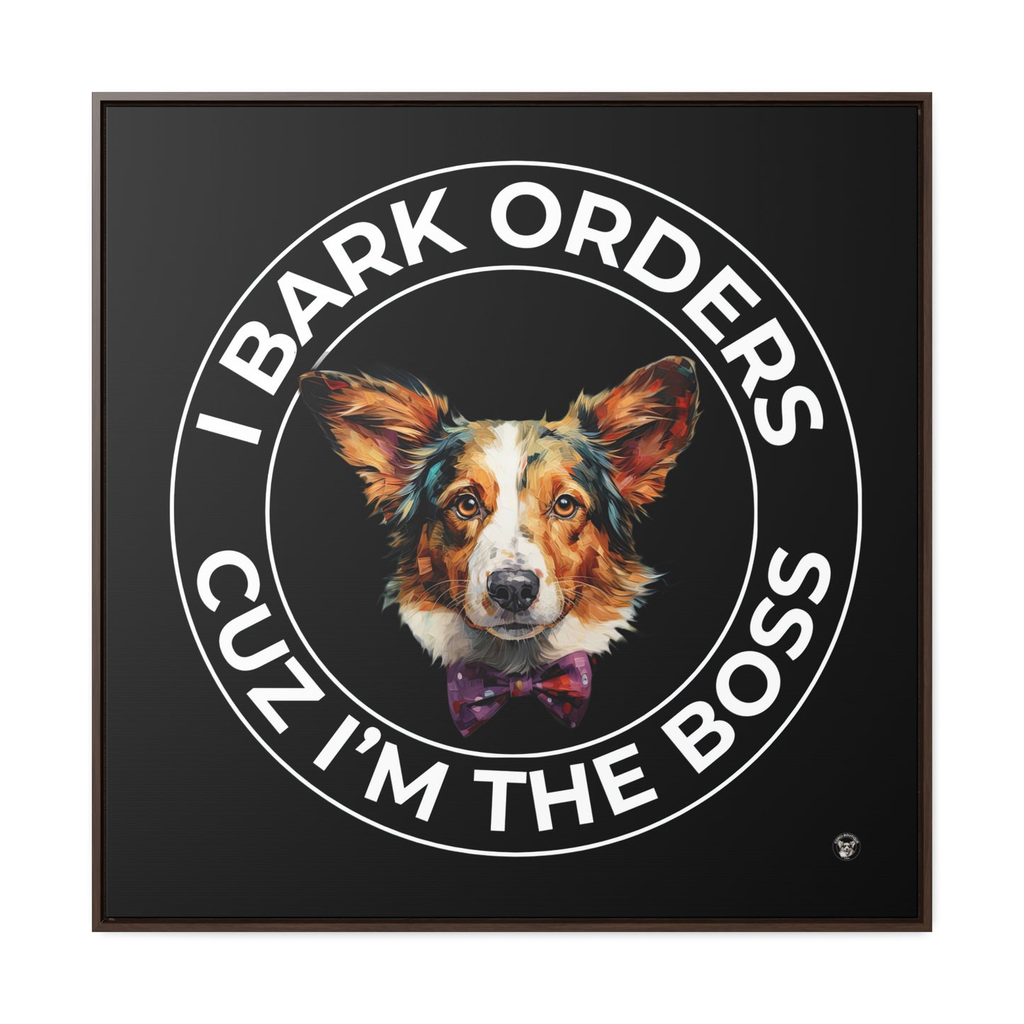 The Boss - Framed on Canvas