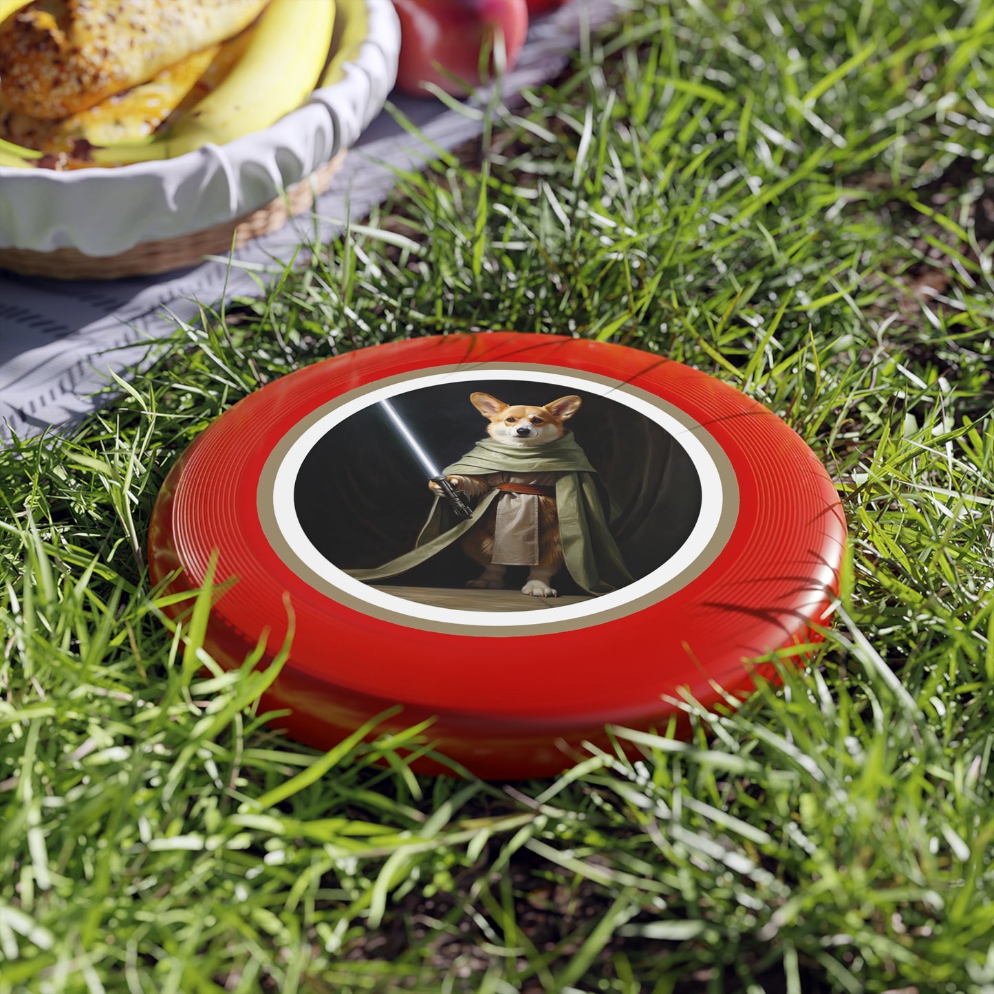 Jedi Corgi - Wham-O Frisbee