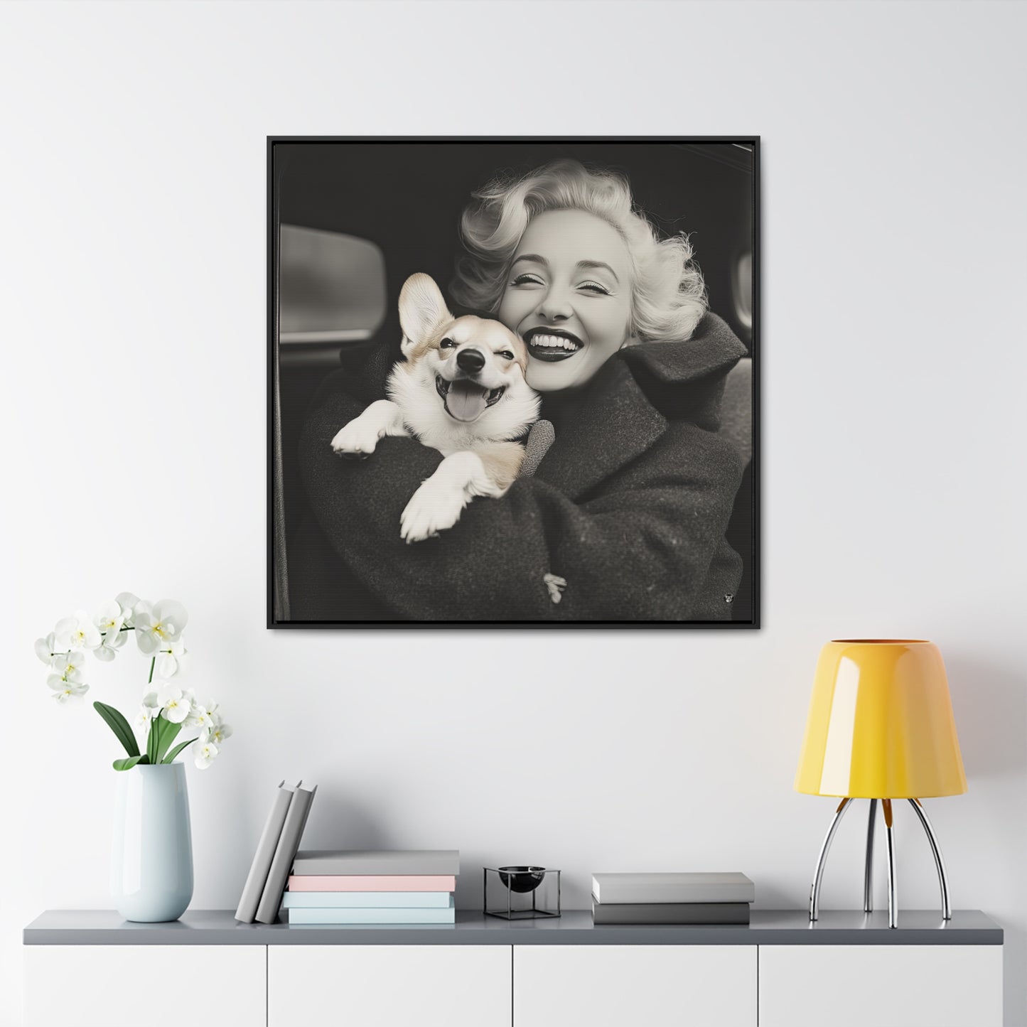 Marilyn's Bestie - Framed on Canvas