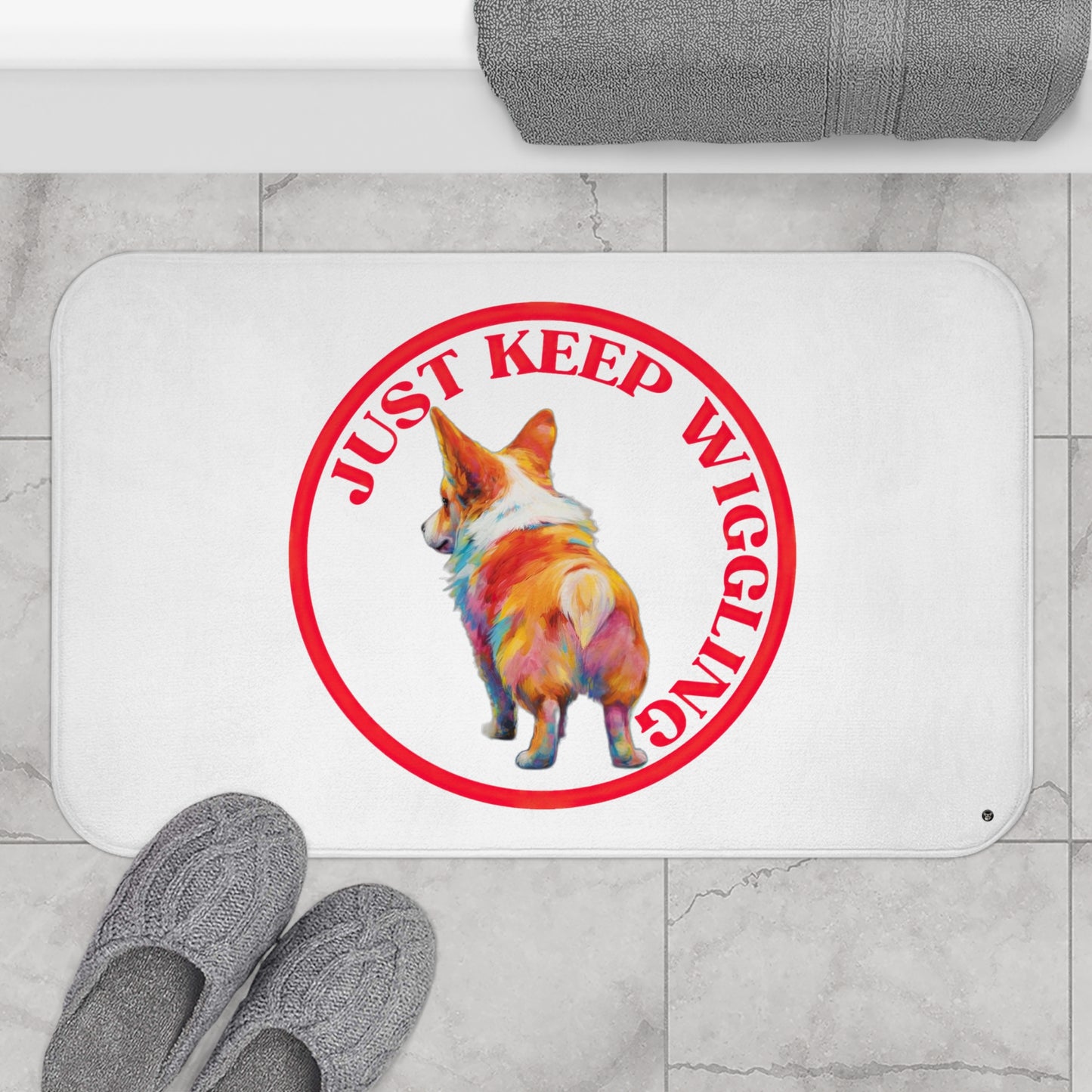 Just Keep Wiggling - Bath Mat