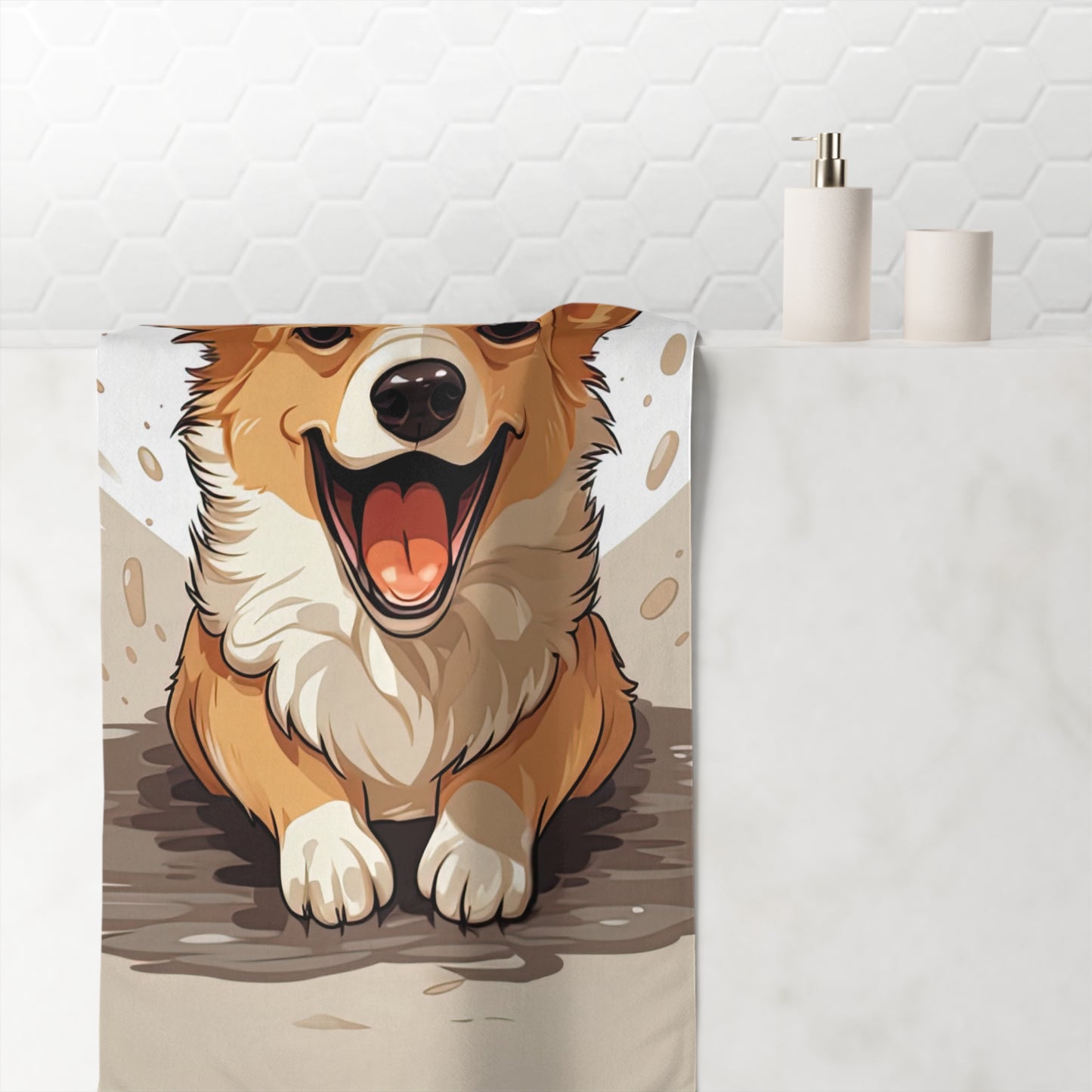 Corgi Cuteness - Bath Towel