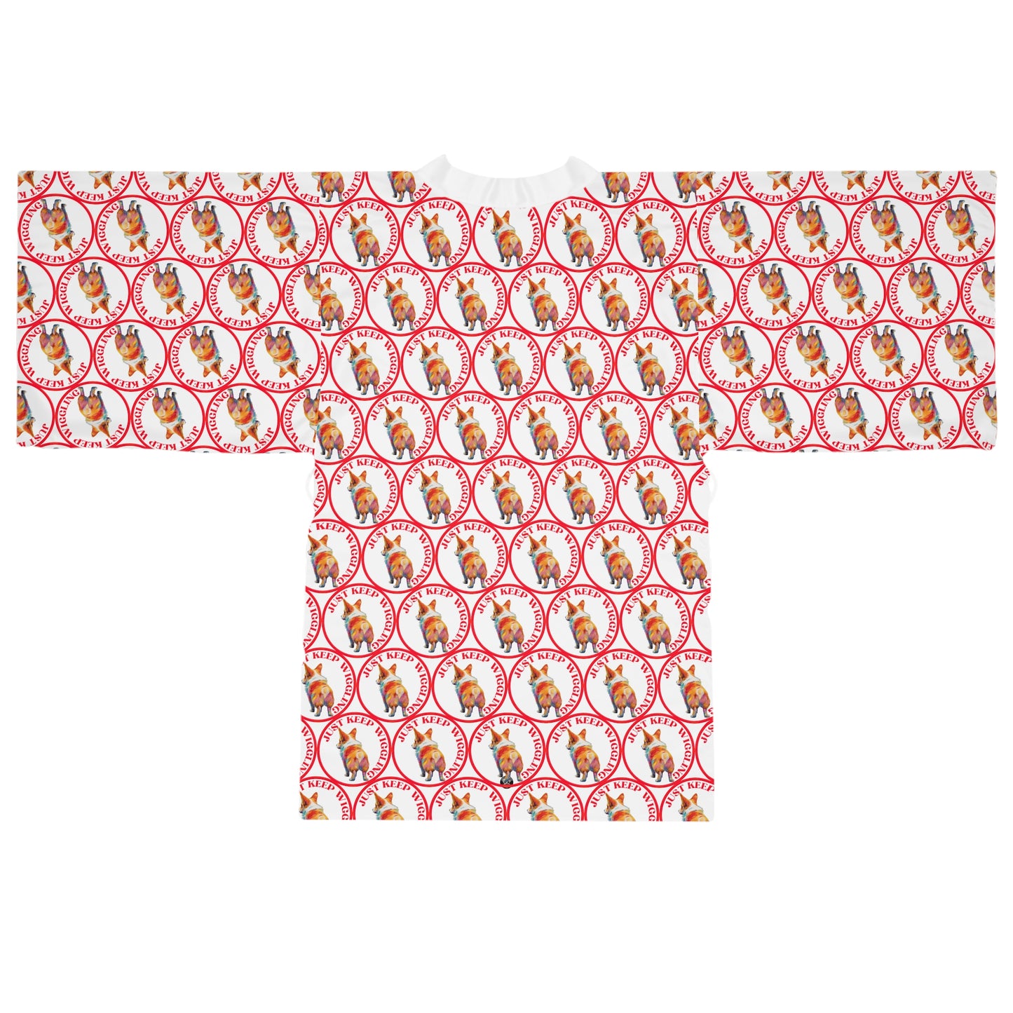 Just Keep Wiggling - Kimono Robe